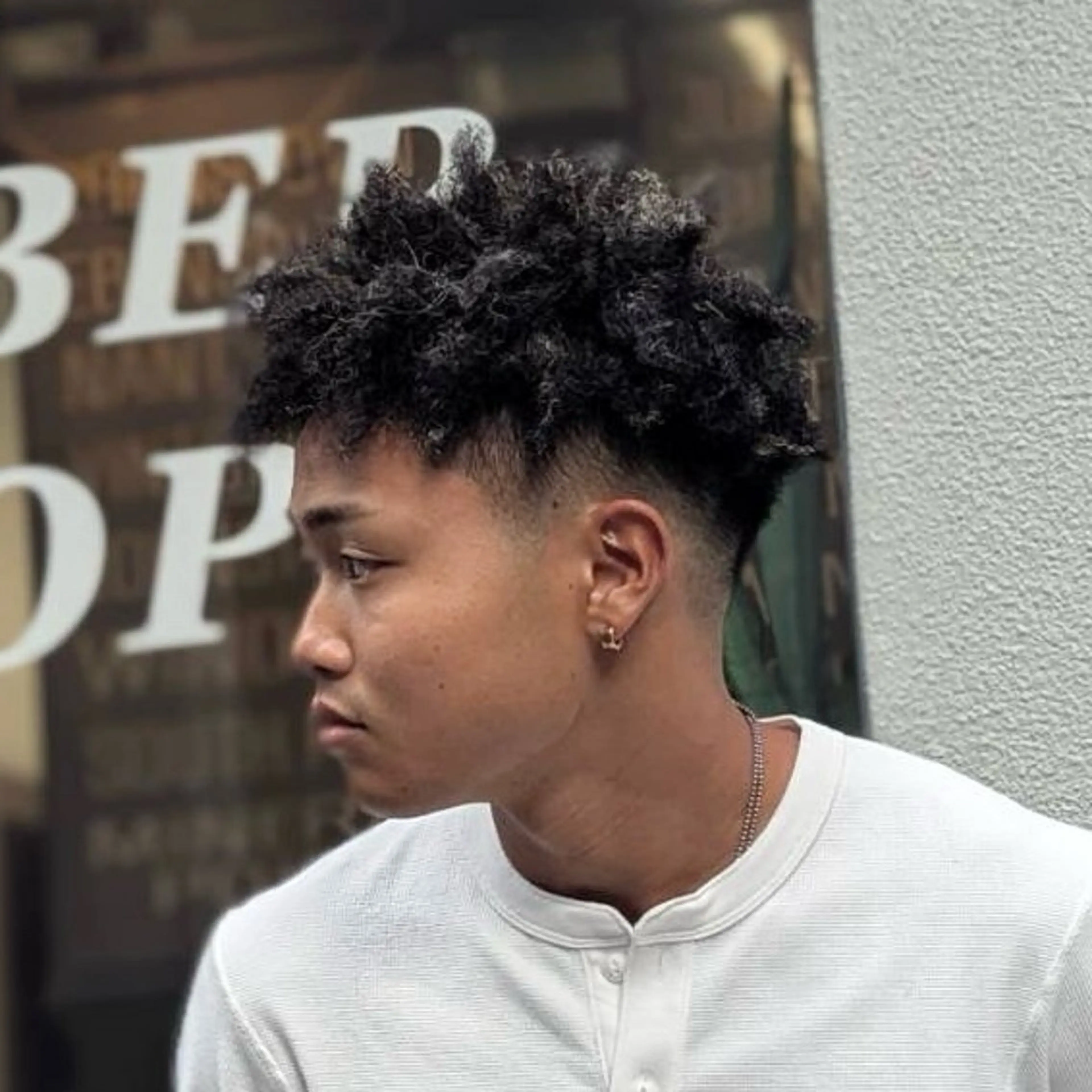 メンズカット+針金パーマの写真