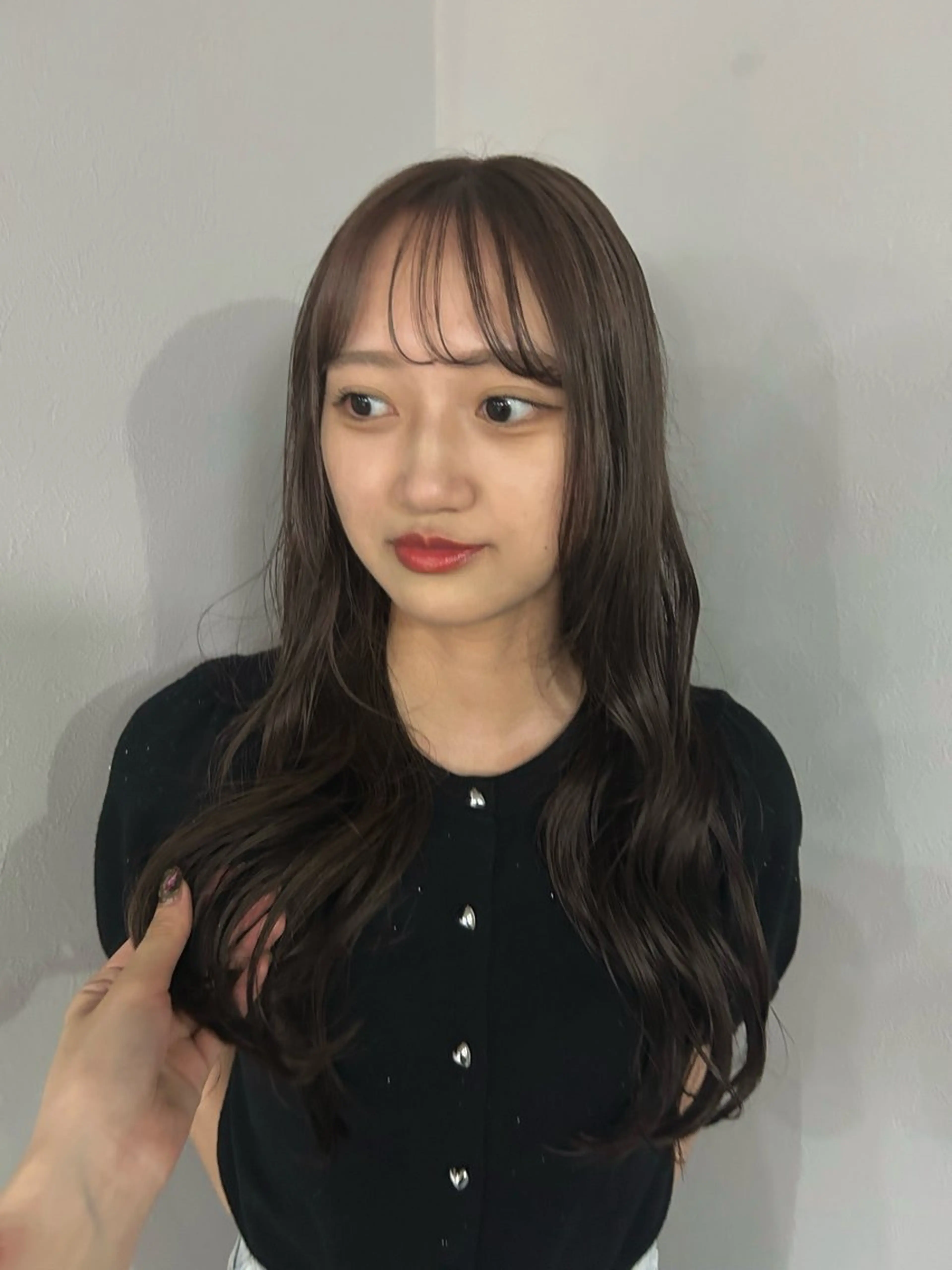 ロング カラー ブリーチ 透明感カラー グレージュ ヘアカラー IO【イオ】ブリーチ／ダブルカラー/髪質改善/ケアブリーチ/ハイトーン／長野市／長野駅所属・木藤 優杏のヘアスタイル