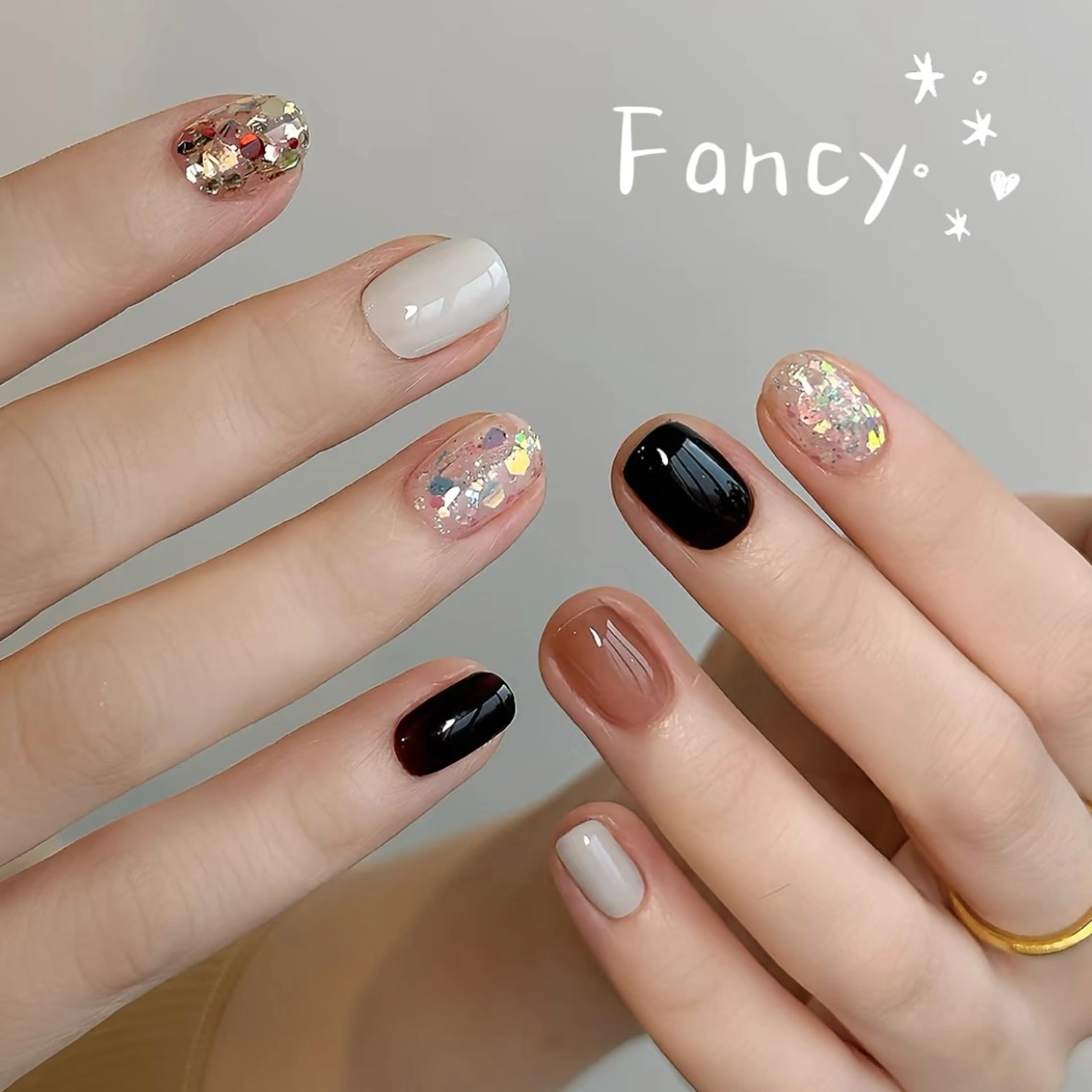 ネイル 長さ出し フットネイル フレンチネイル ガラスフレンチ 韓国ネイル Nailsalon Fancyのネイルデザイン