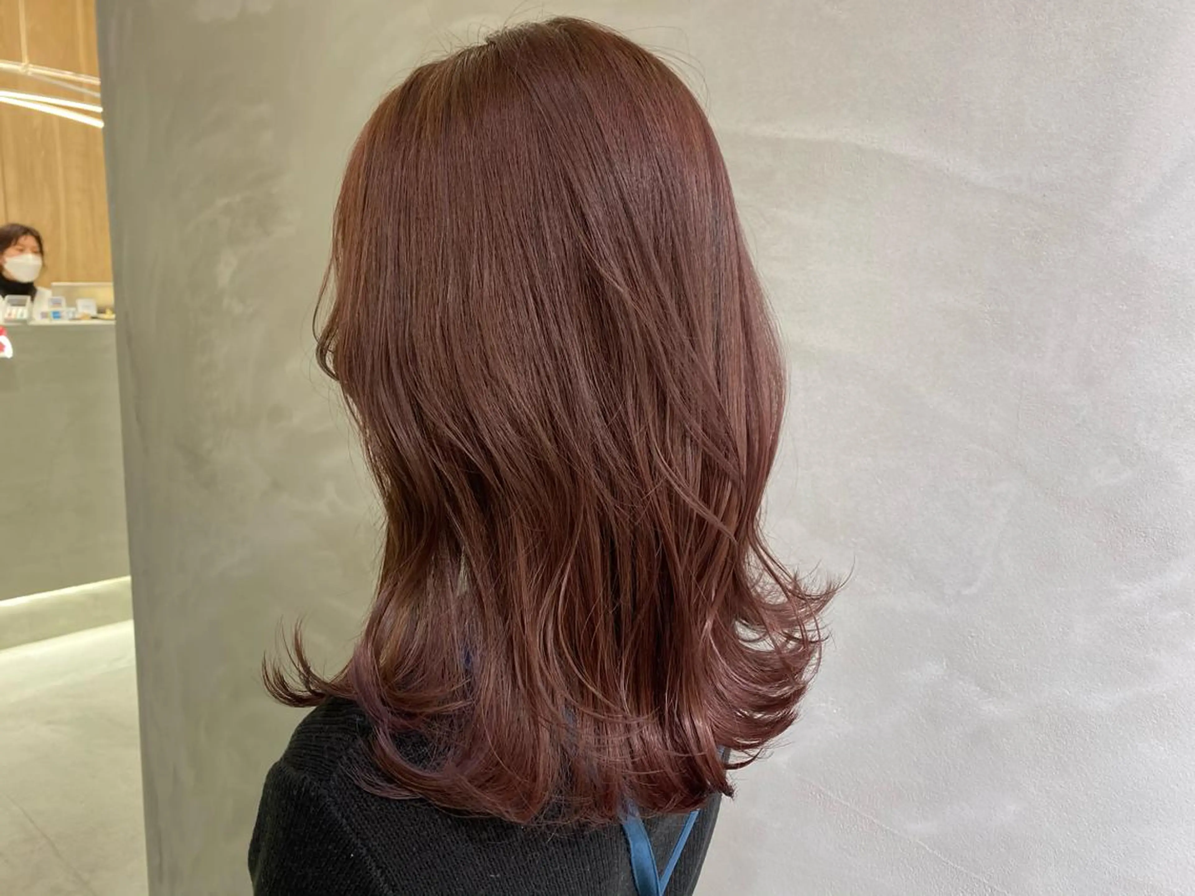 ミディアム カラー ピンクカラー 半個室女性salon 🩰Natsumiのヘアスタイル