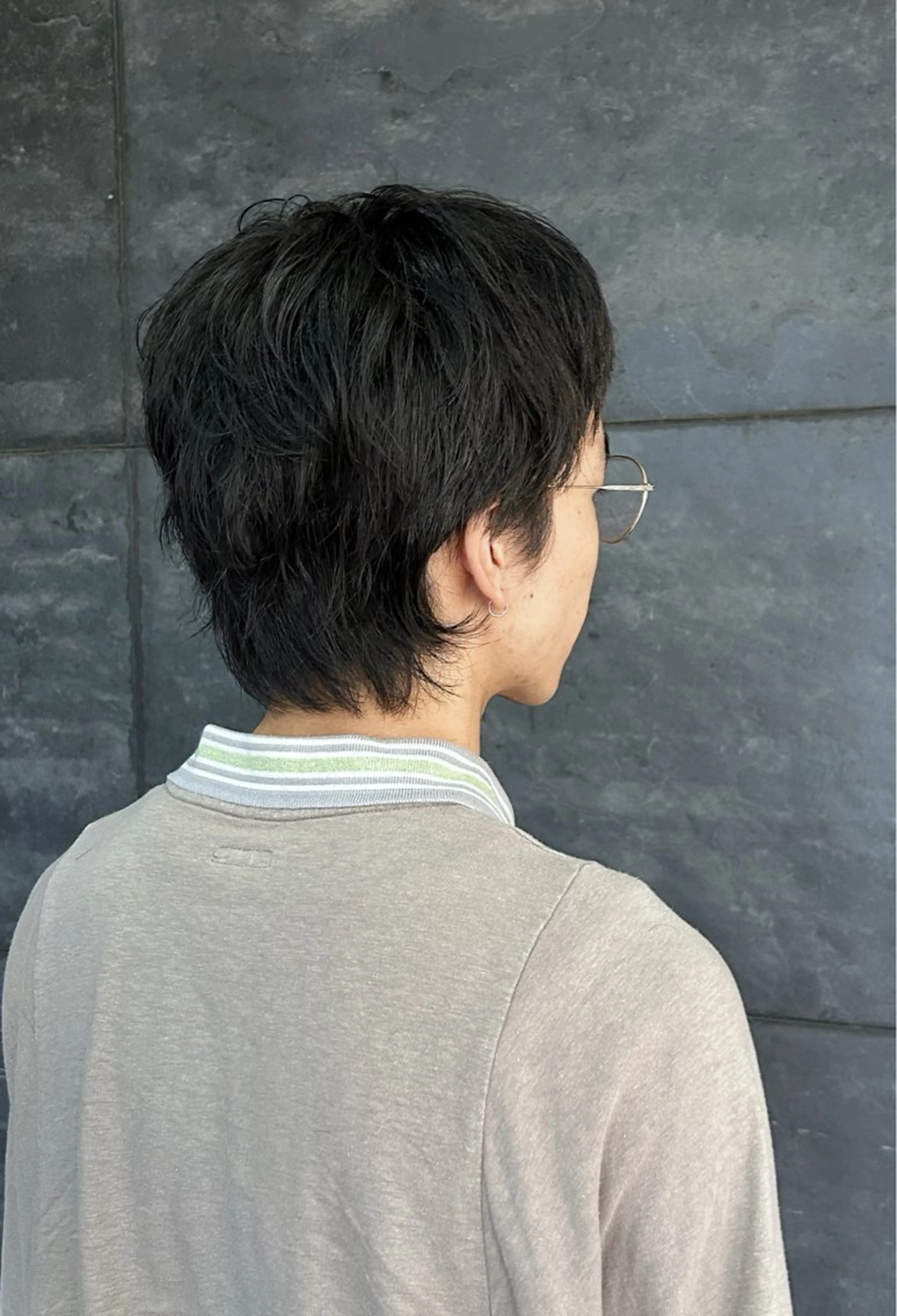ショート メンズ マレットヘア メンズ・レイヤーカッ ト/オカザキ ナナミのヘアスタイル