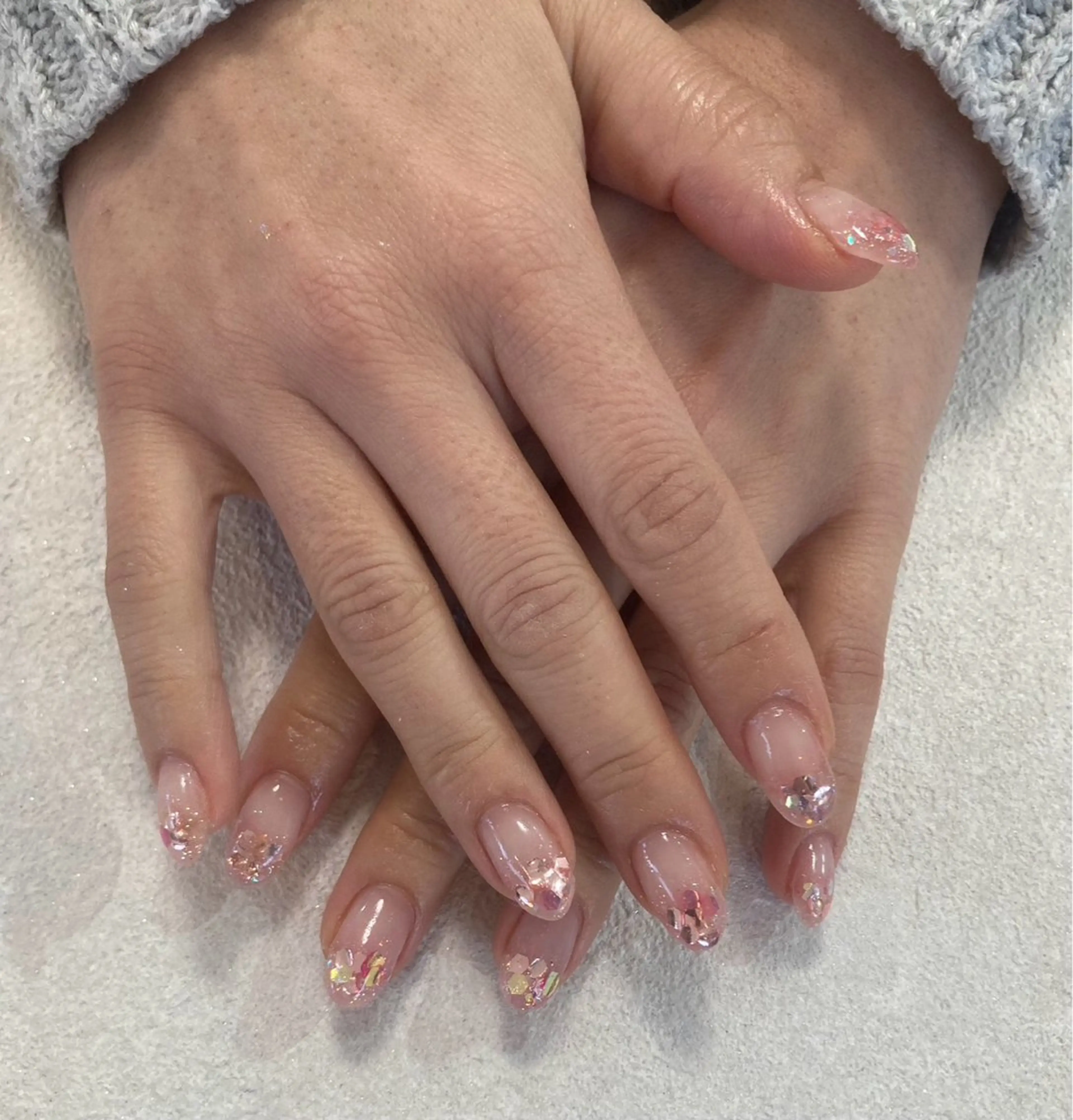 セミロング ハンドネイル lalaroom. nailsalon航空公園店所属・lala room.のネイルデザイン