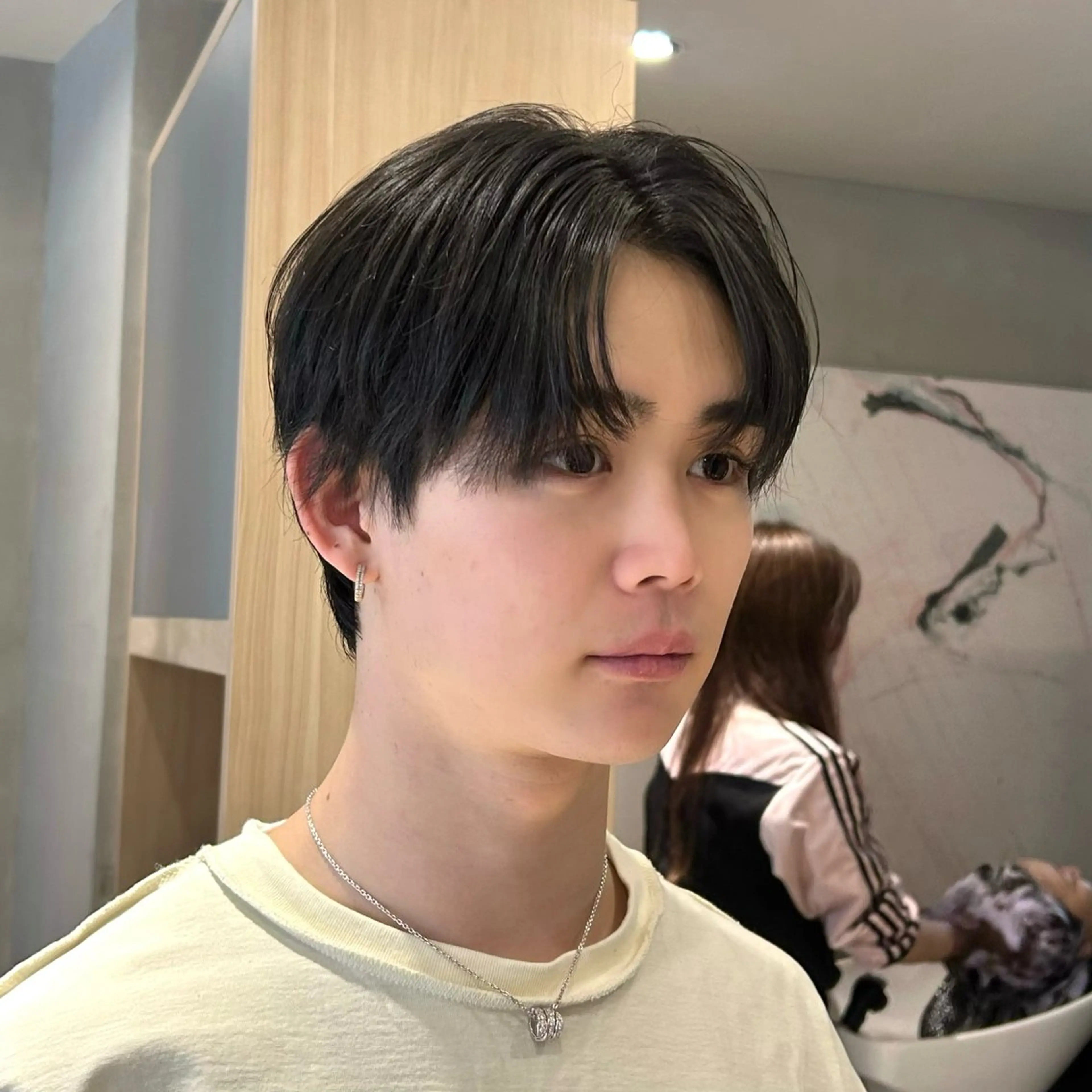 メンズ カット ︎︎艶髪/韓国ヘア ︎🌟璃奈 (ﾘﾅ)のヘアスタイル