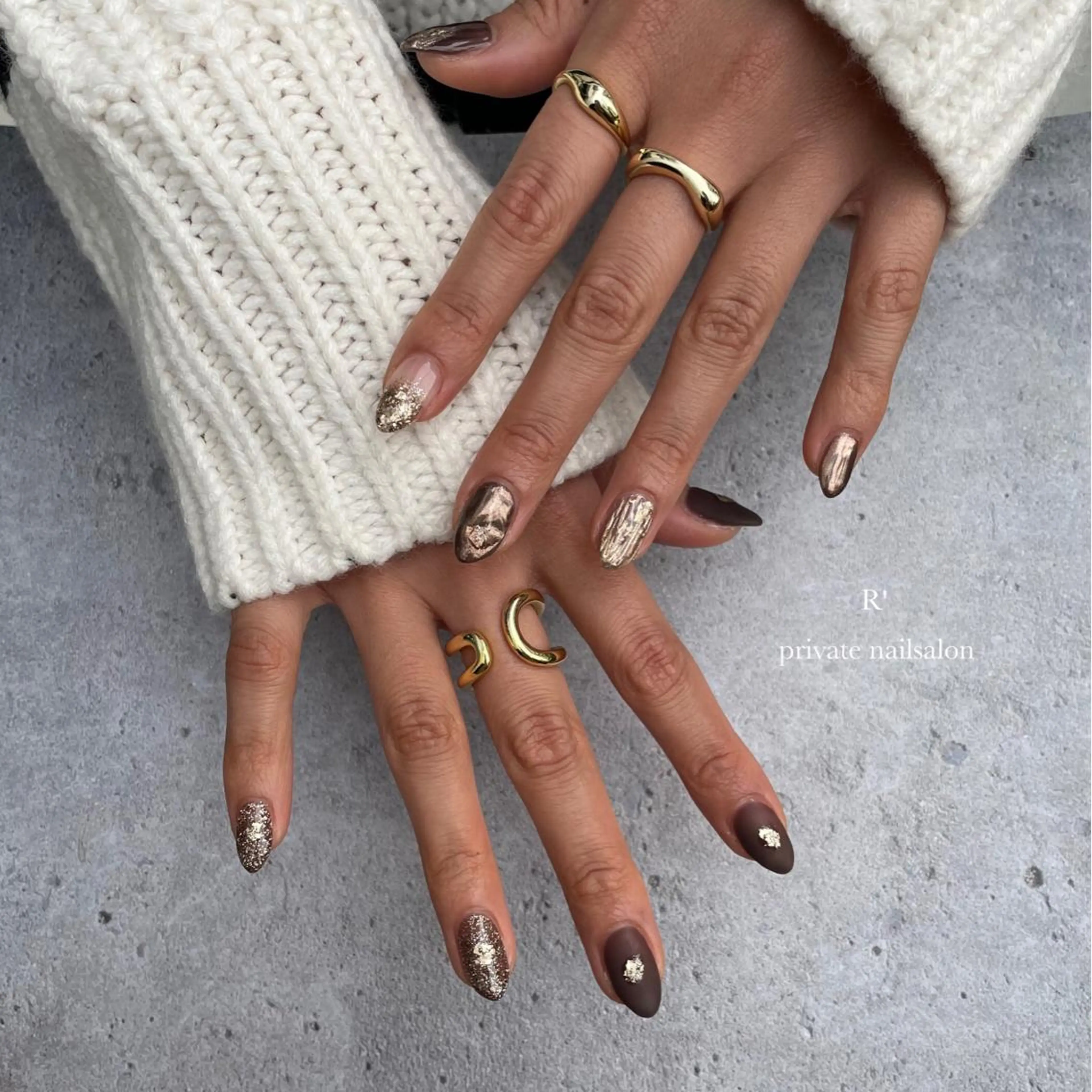 ネイル ニュアンスネイル Bersinar nail所属・Bersinar nail(rina)のネイルデザイン