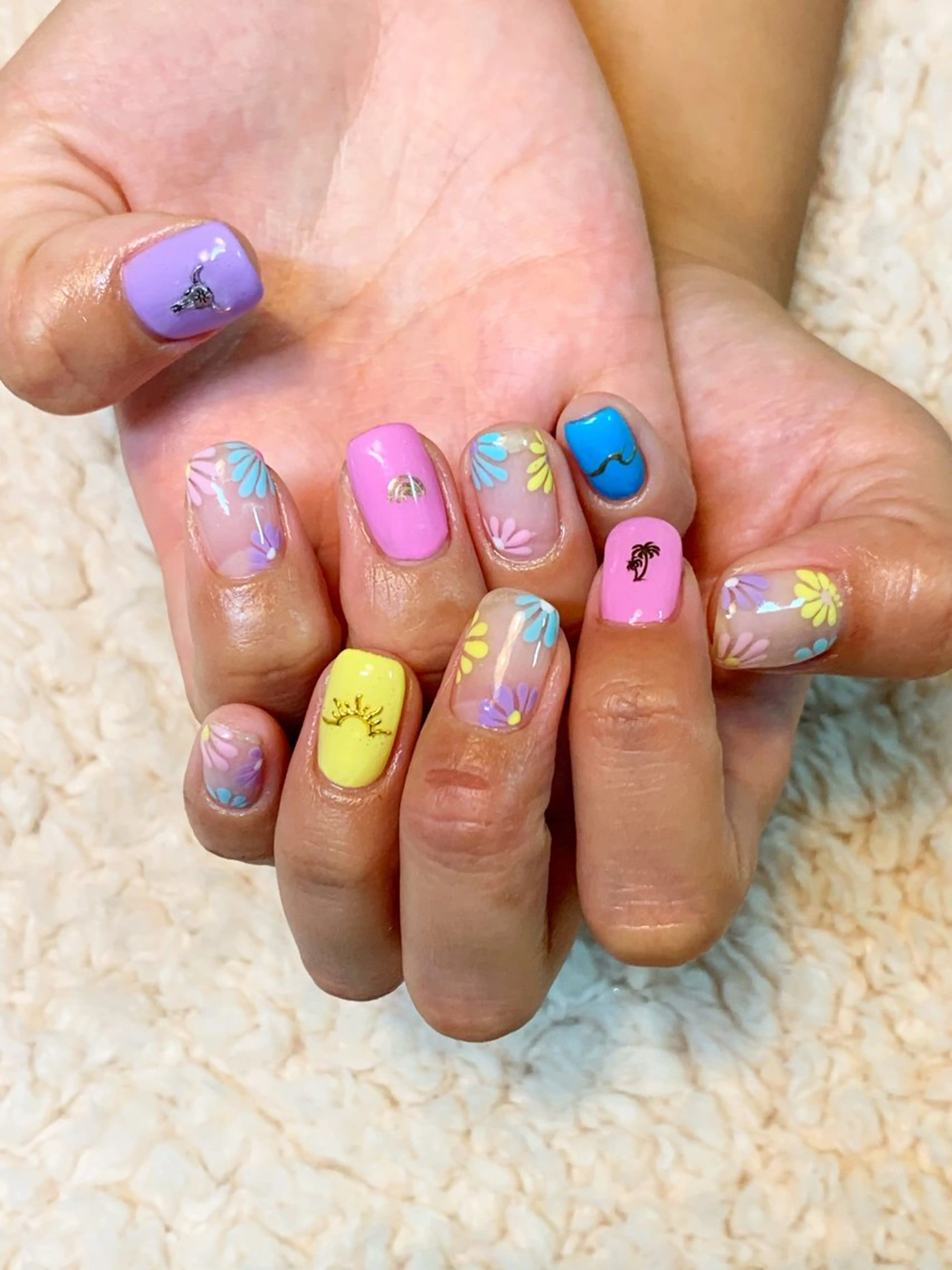 ネイル ハンドネイル フットネイル GéRanium Harukaのネイルデザイン