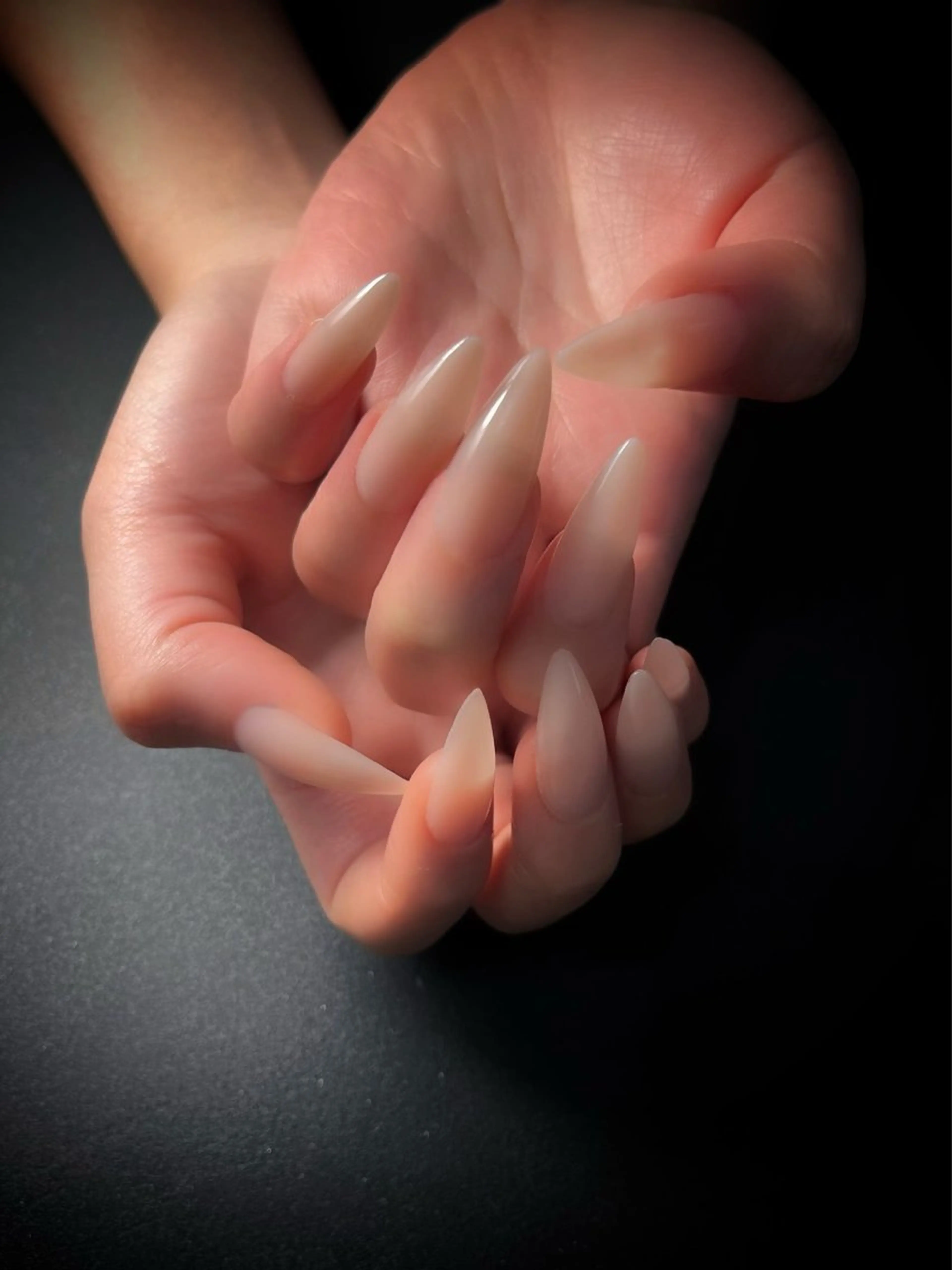 ネイル 長さ出し スカルプネイル nine.🦋 YUKOのネイルデザイン