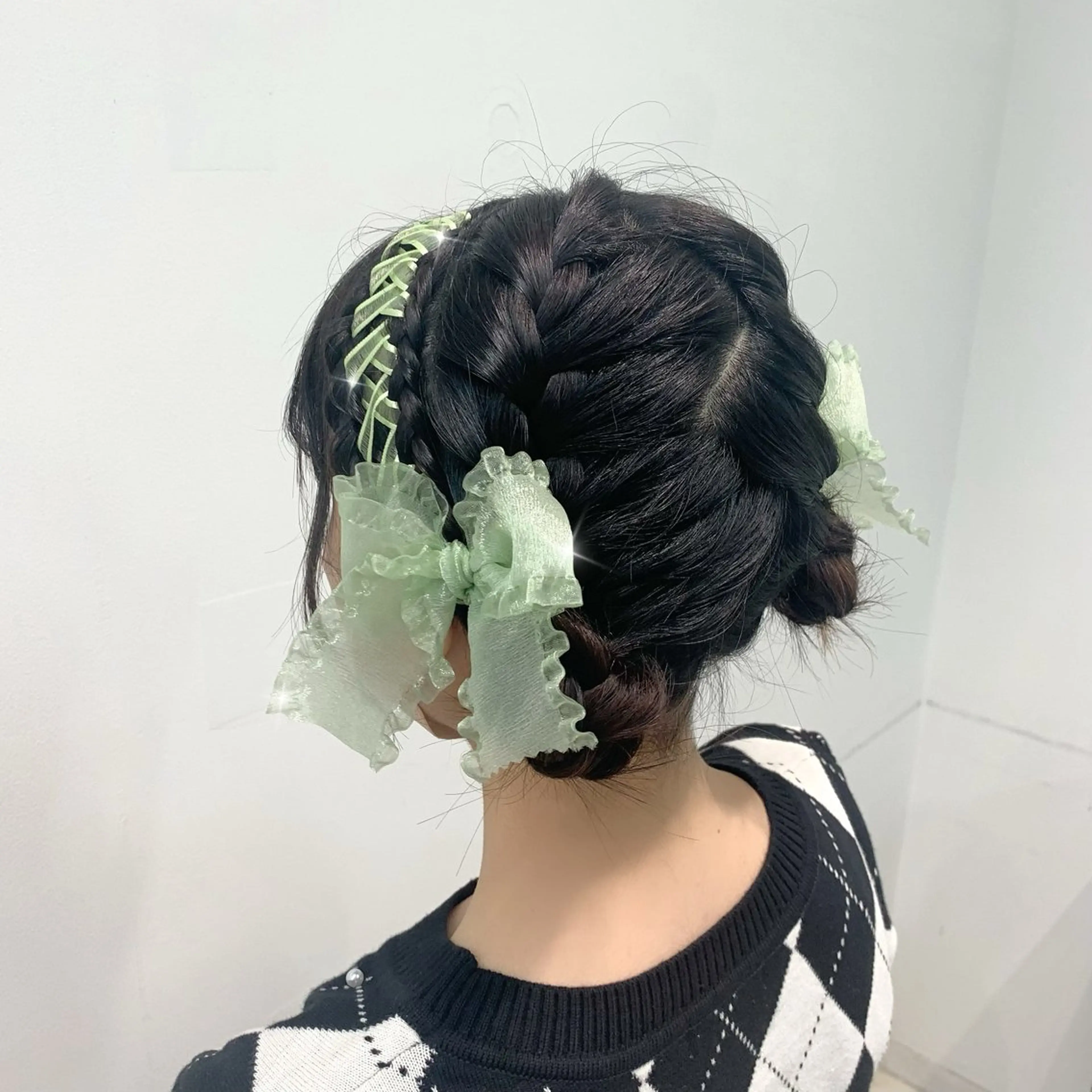 ヘアアレンジ お団子ヘア 🩶ヘアセット Ayaha🩶のヘアスタイル