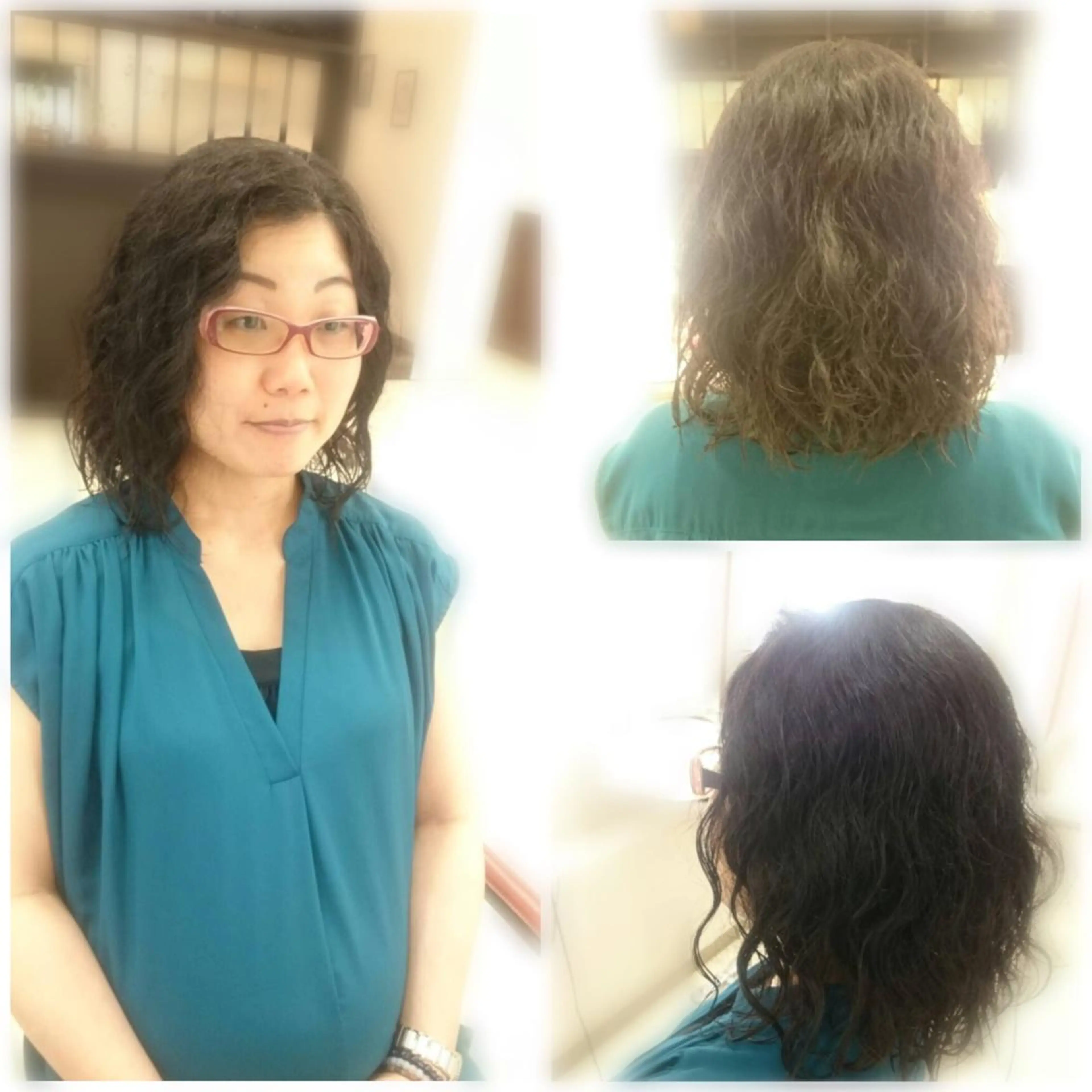 ミディアム カット パーマ トリートメント Hair VERDEのヘアスタイル