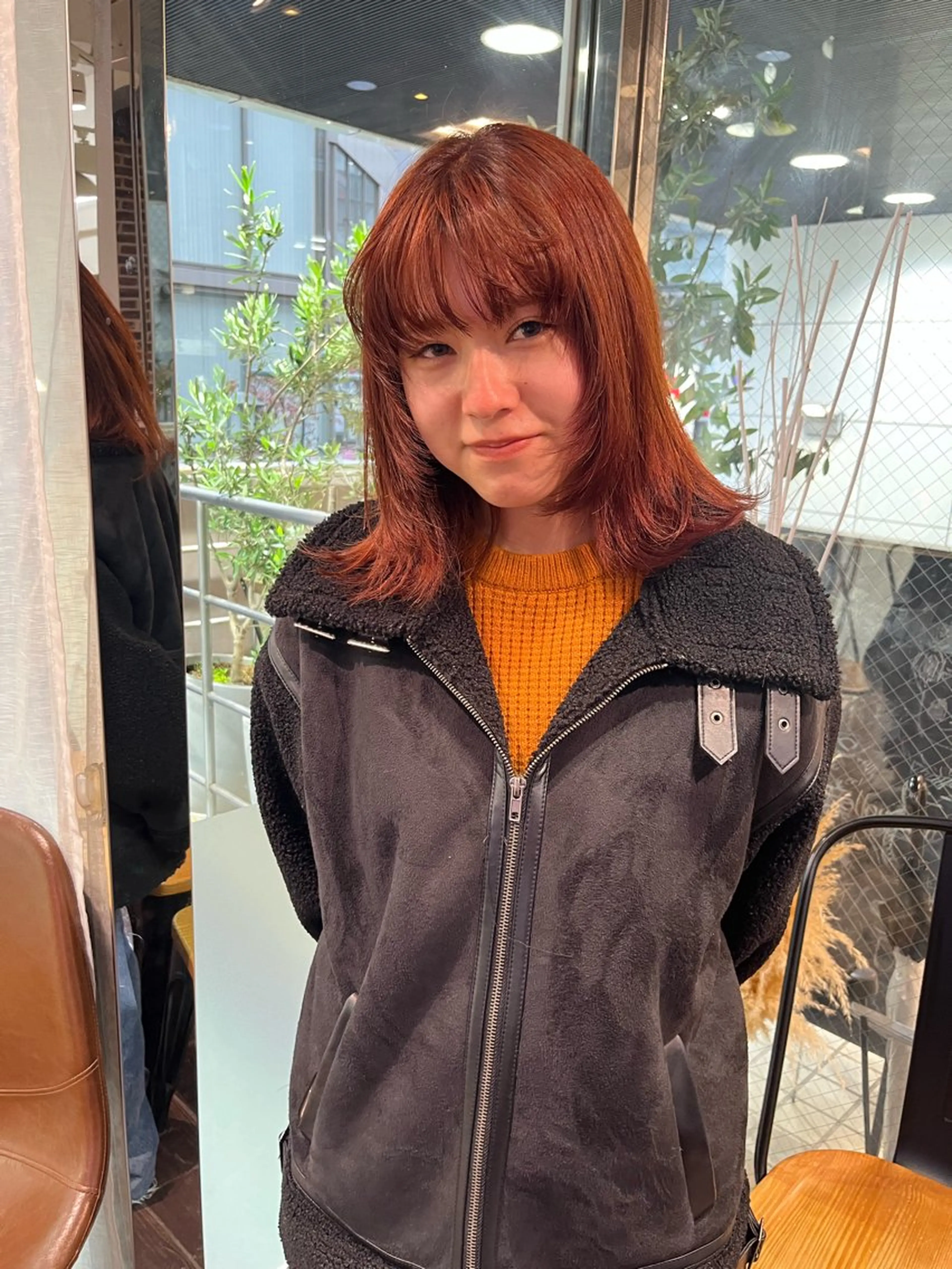 ミディアム カラー ブリーチ ケアブリーチ ダブルカラー イヤリングカラー ハイトーンカラー 💖デザインカラー/ タダ ハナカ💖のヘアスタイル