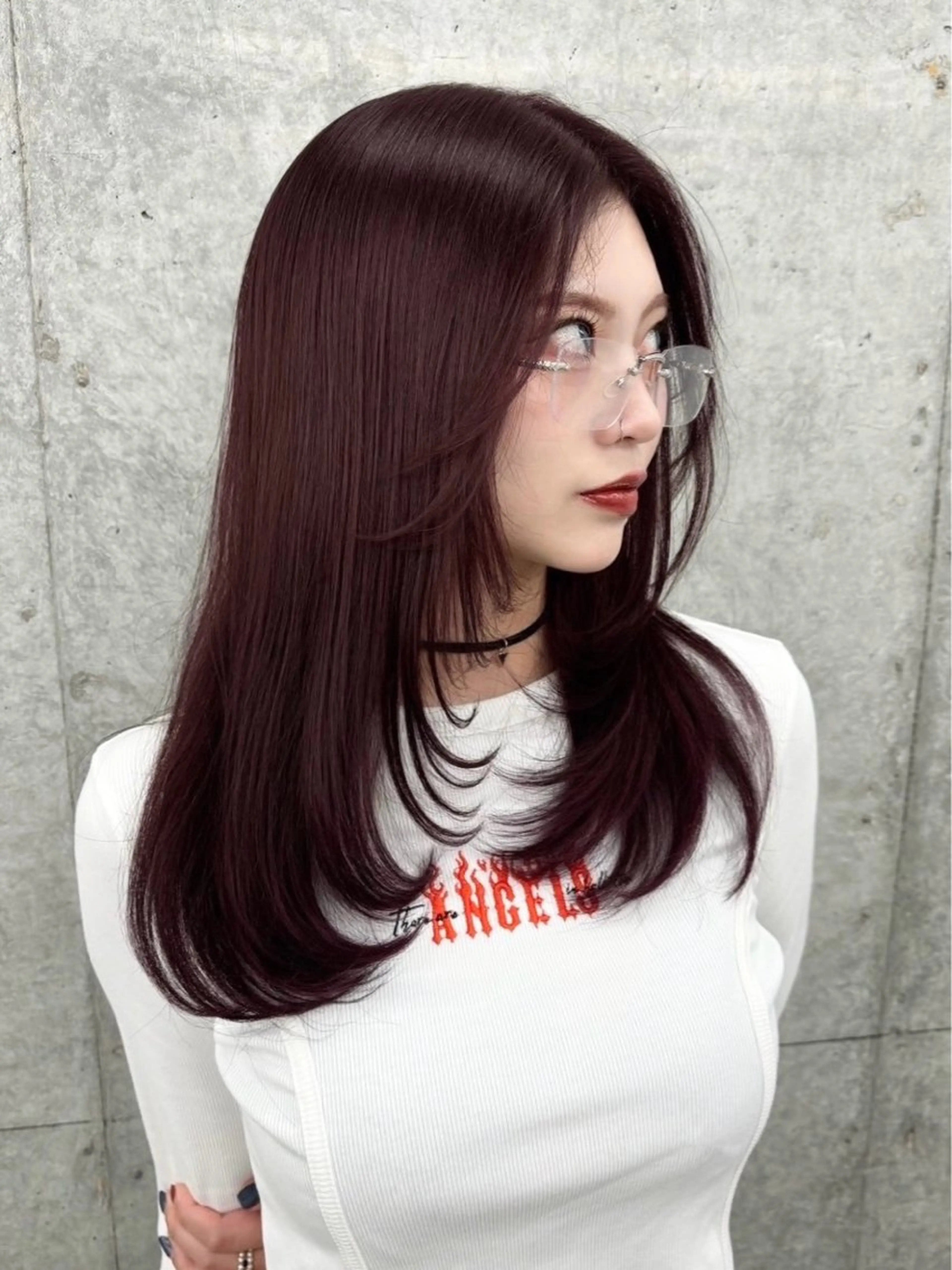 カラー NI表参道所属・Kana/韓国ヘア /暖色カラー🍒のヘアスタイル