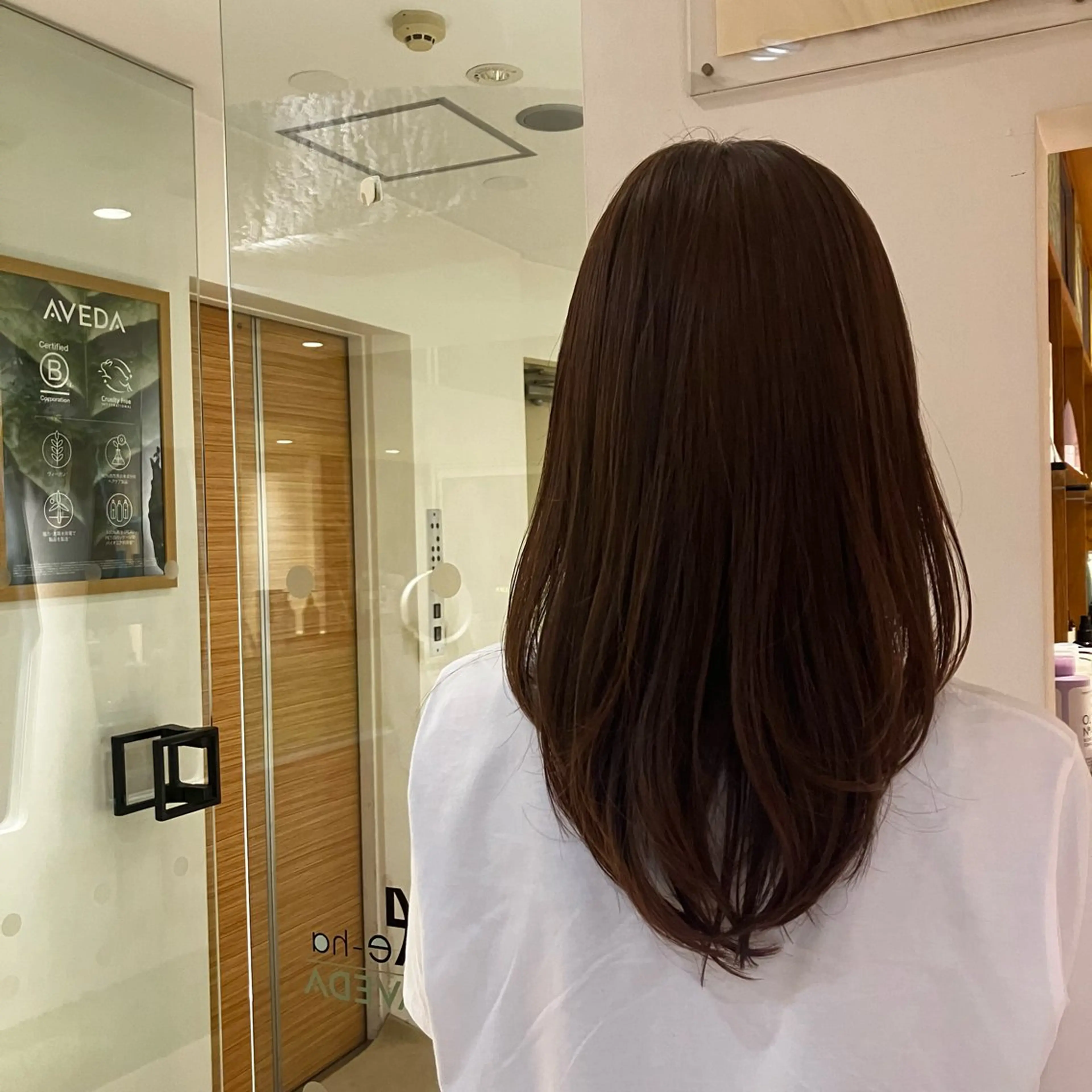 ロング カラー タケダ ホノカのヘアスタイル