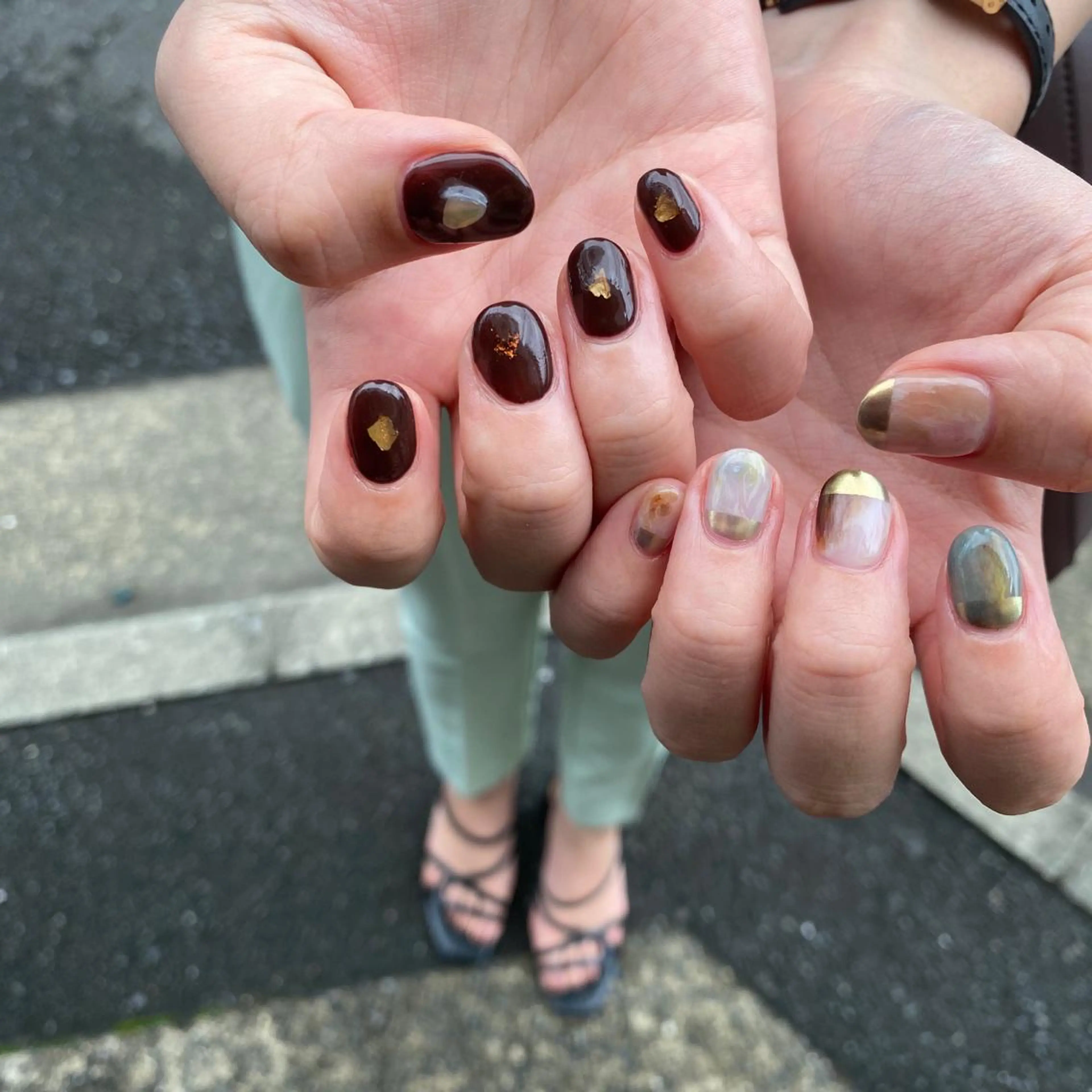 ネイル アートネイル ハンドネイル nable.所属・栗林 実莉のネイルデザイン