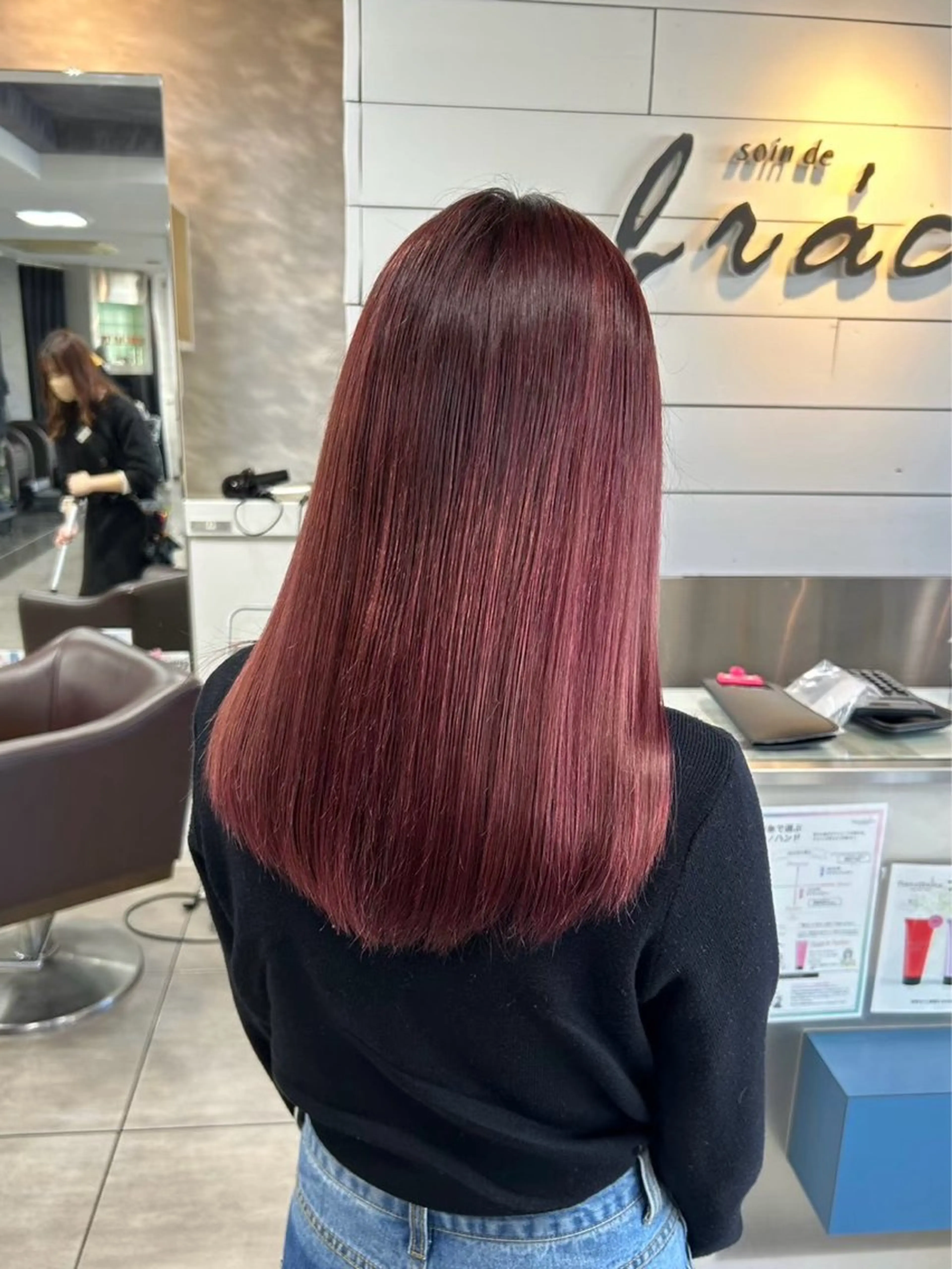 カラー ハイトーンカラー✨ 慶田玲和のヘアスタイル