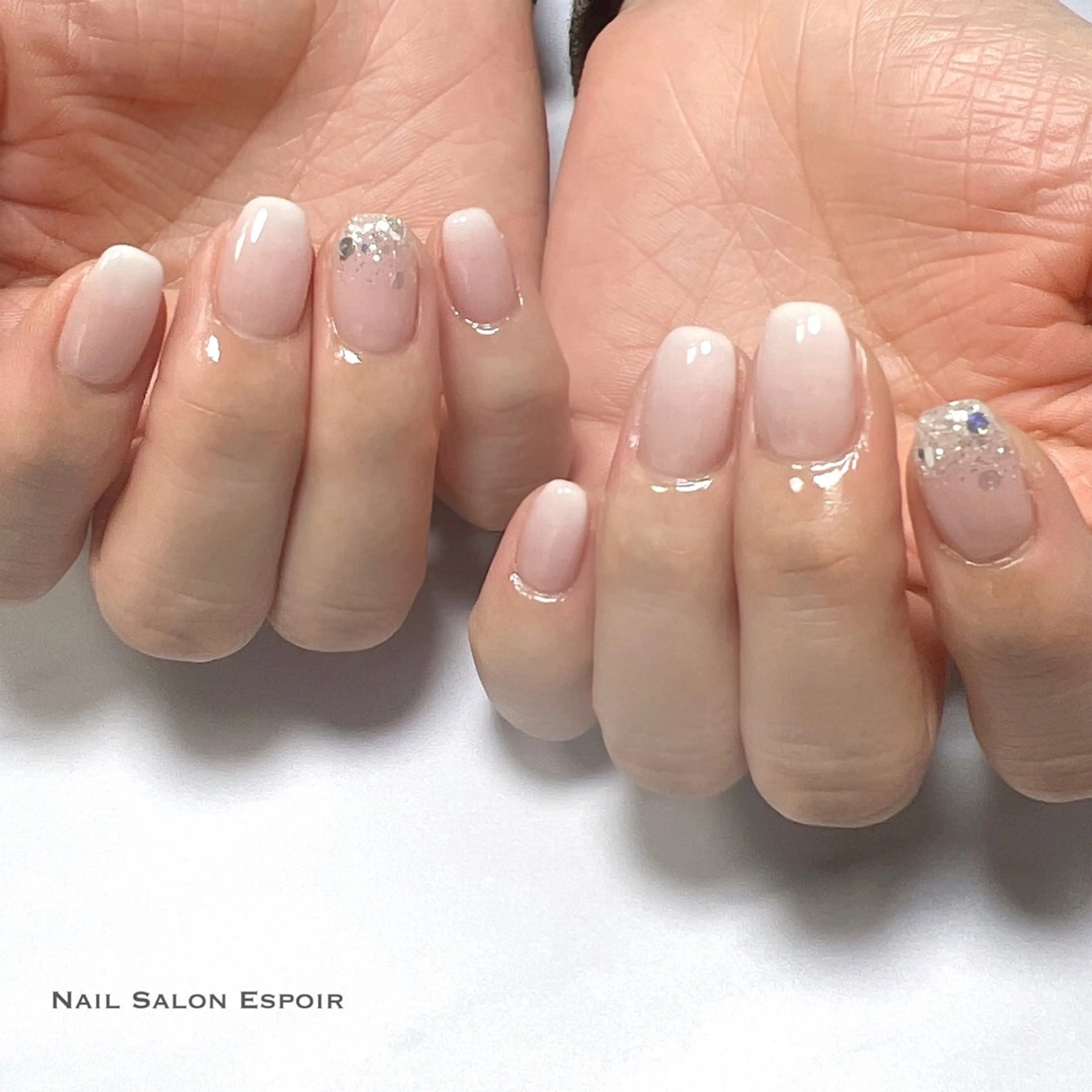 カラー/ラメグラデーションネイル(他店オフあり)の写真