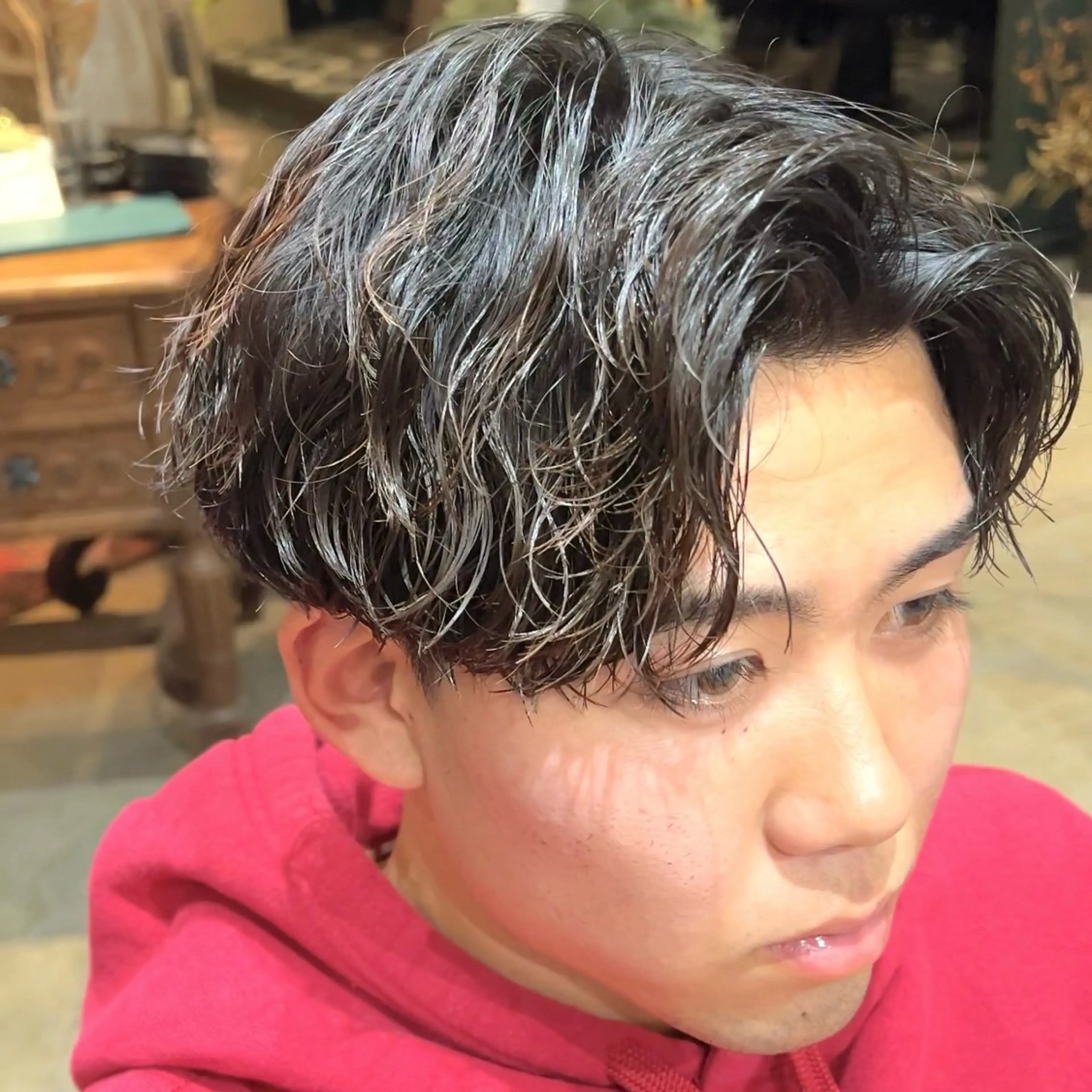 メンズ カット メンズパーマ眉毛 特化アユム🔥のヘアスタイル