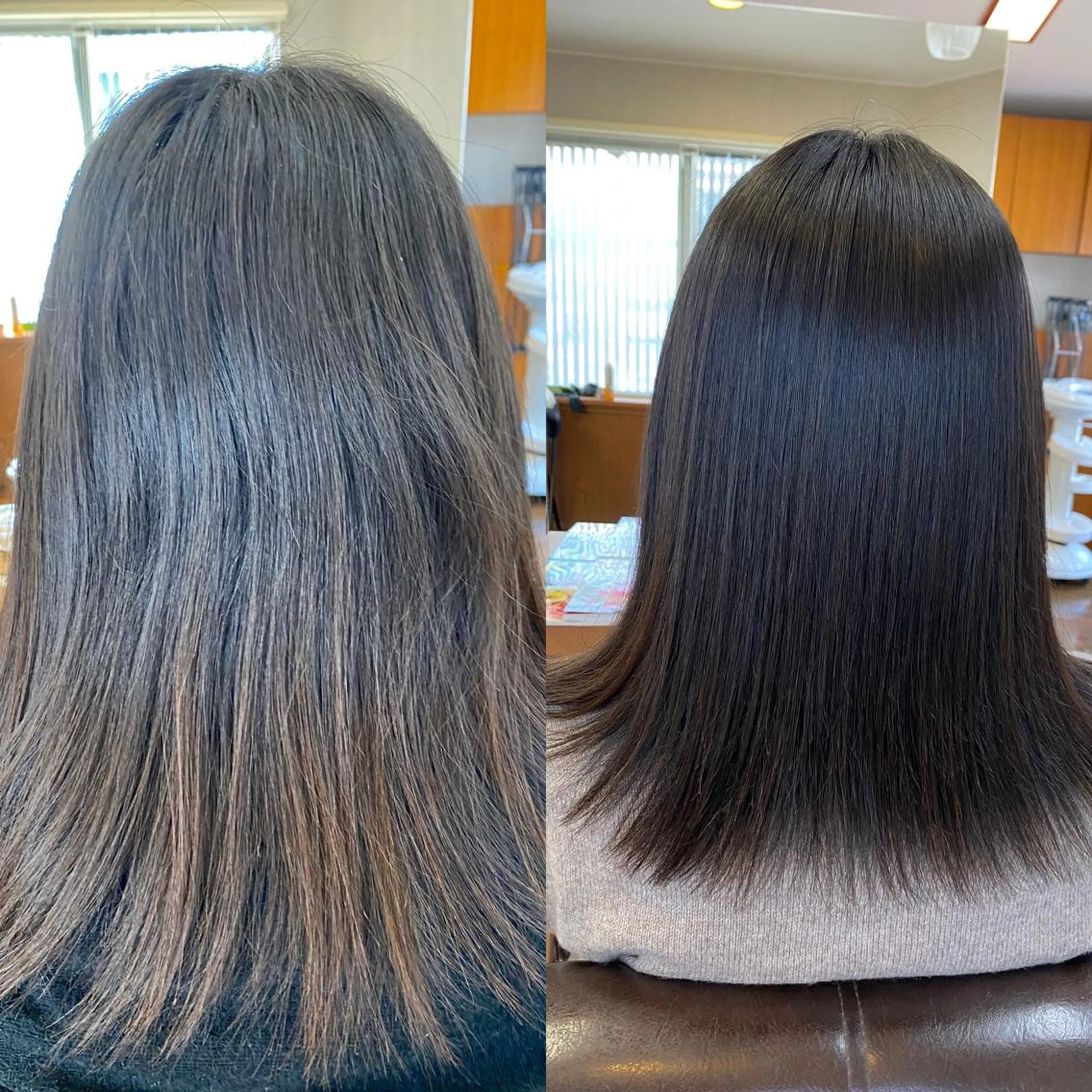 ミディアム 縮毛矯正 THE HAIR SHOP所属・平田 美樹のヘアスタイル