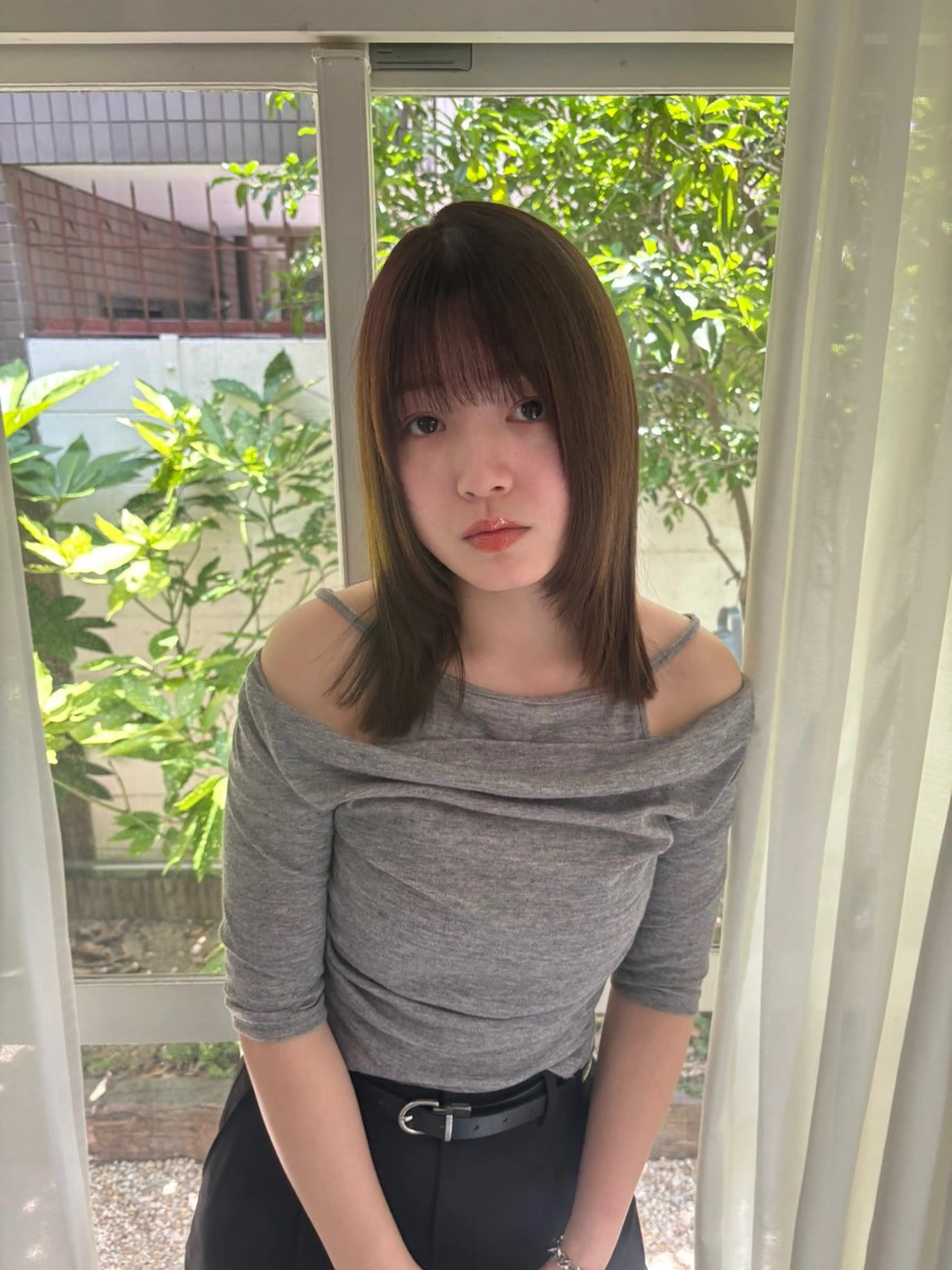 ミディアム カラー 中津/柔らかカラー/ ナガオ イズミのヘアスタイル