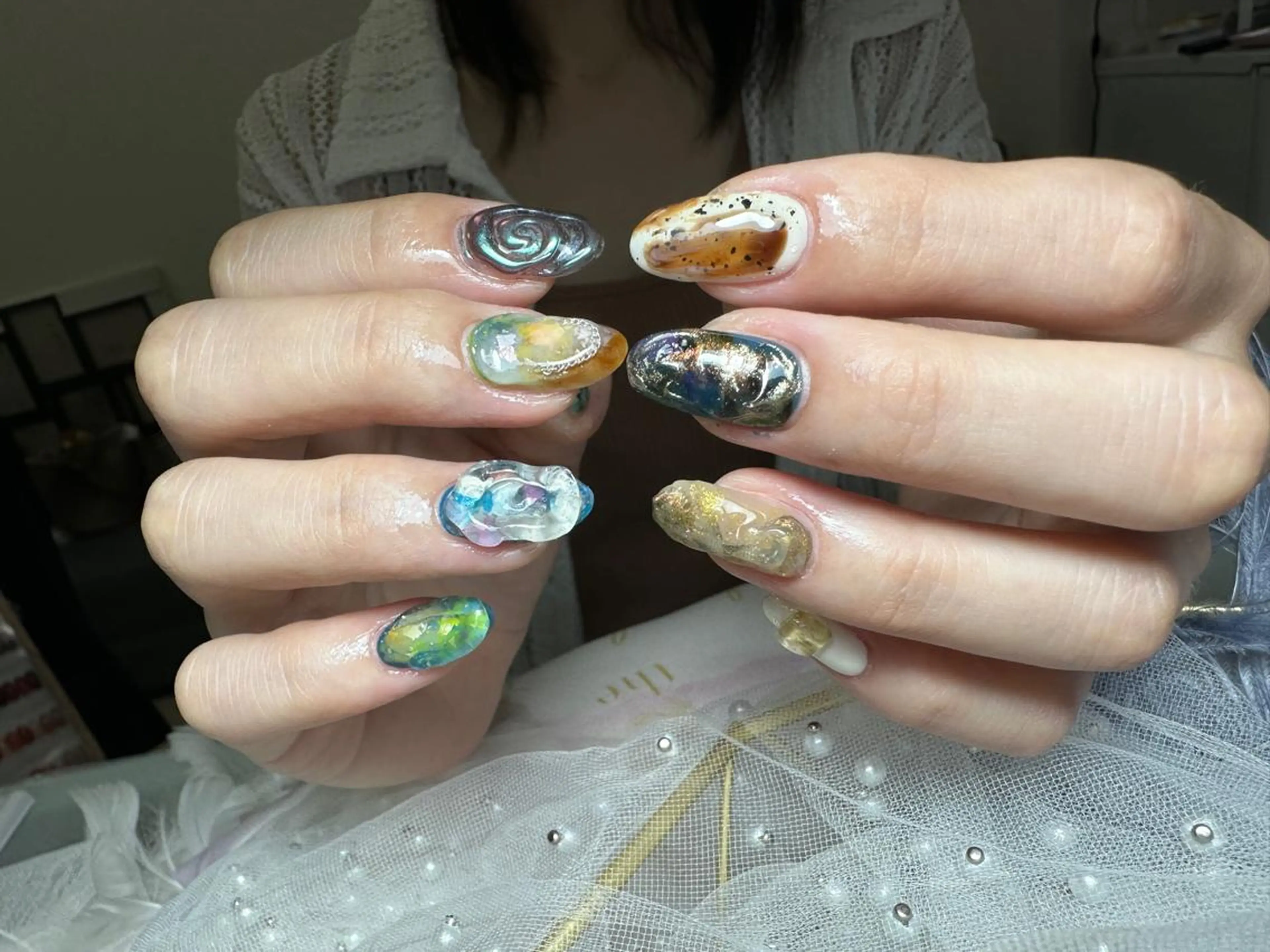ネイル Eveネイル チップスカルプ専門店のネイルデザイン