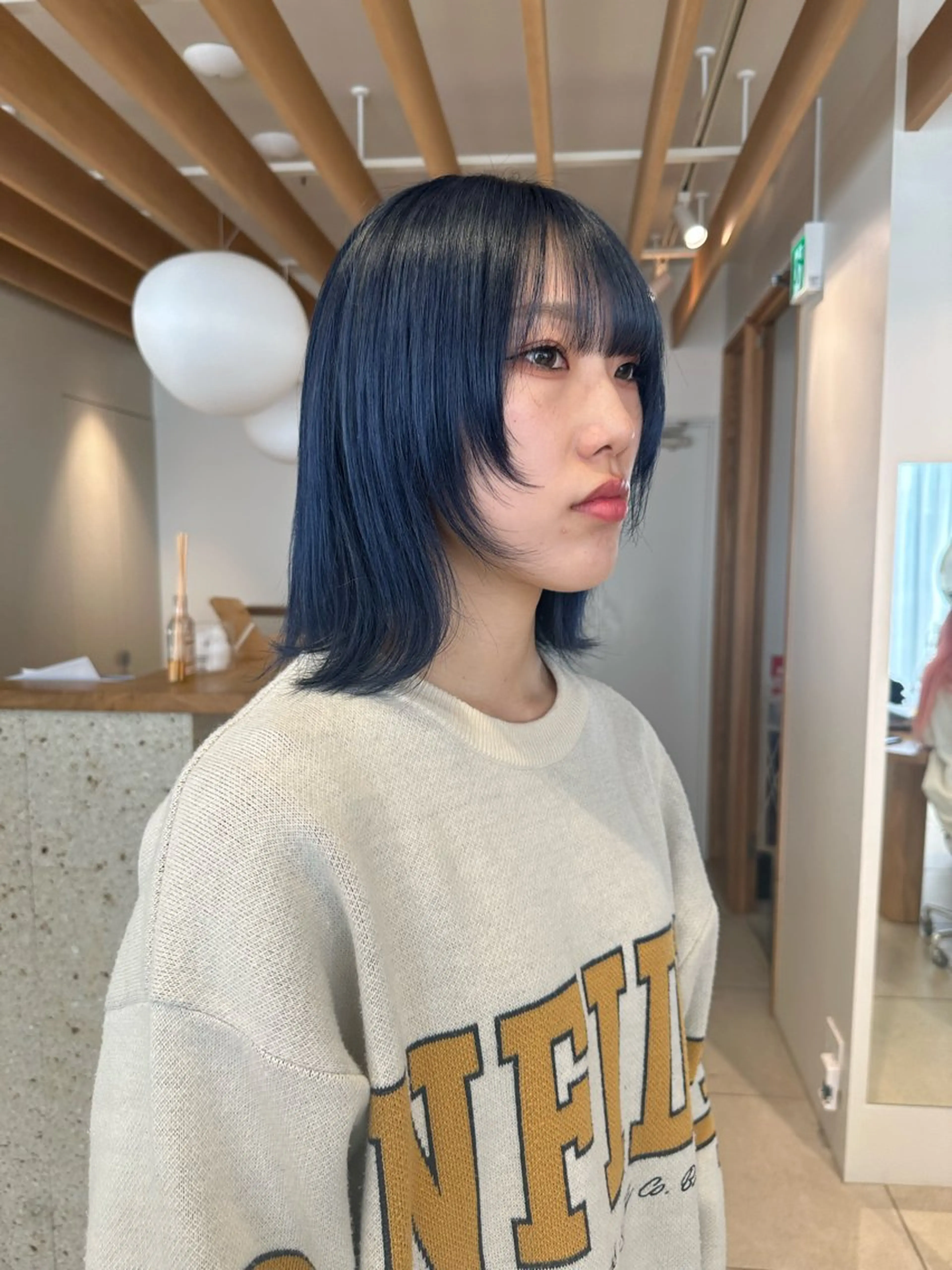 ミディアム カラー 大須/パーマモデル 木場 健斗🌳のヘアスタイル