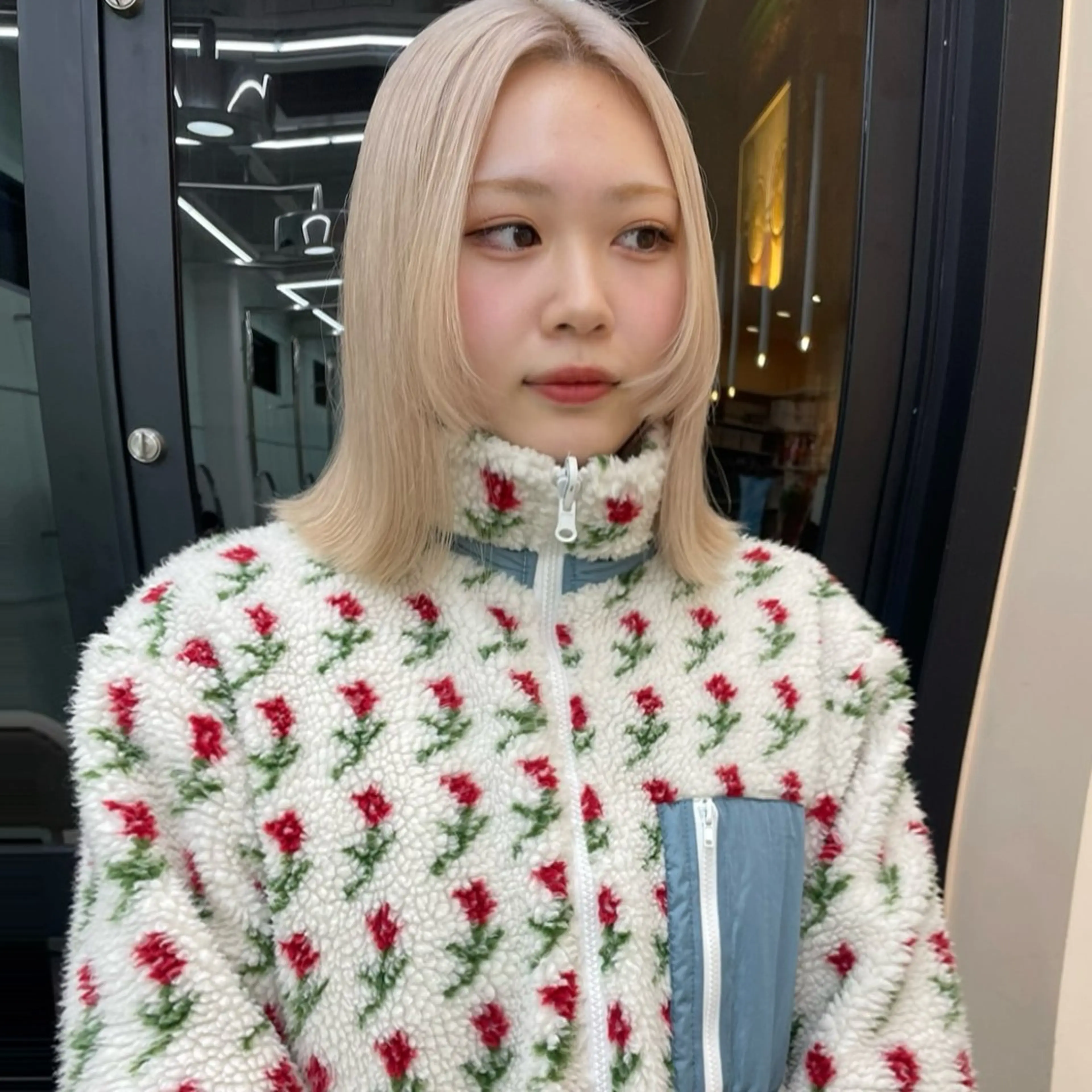 ミディアム ボブカットモデル/パ ーマ/harunaのヘアスタイル