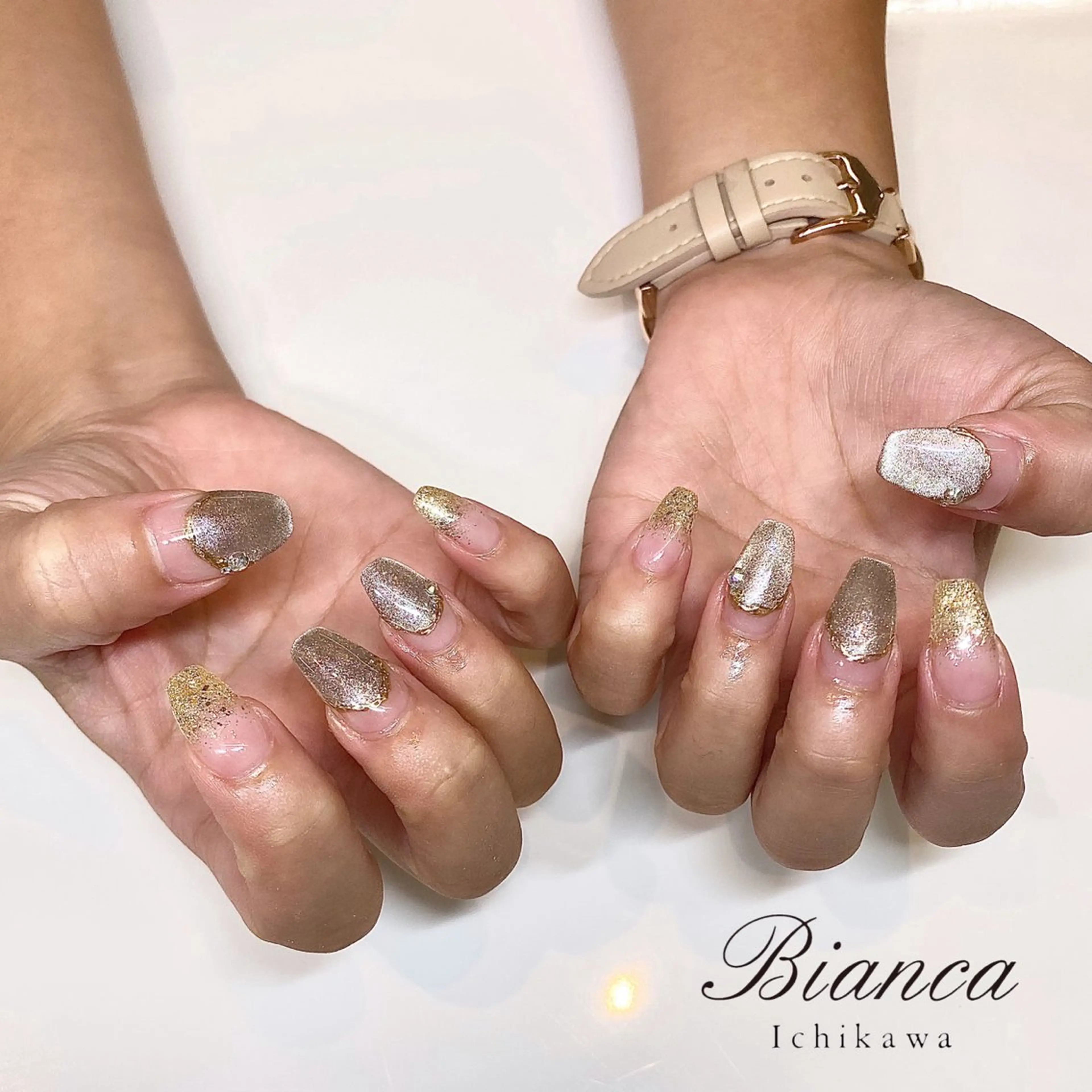 ネイル ハンドネイル Bianca 石井🎀のネイルデザイン