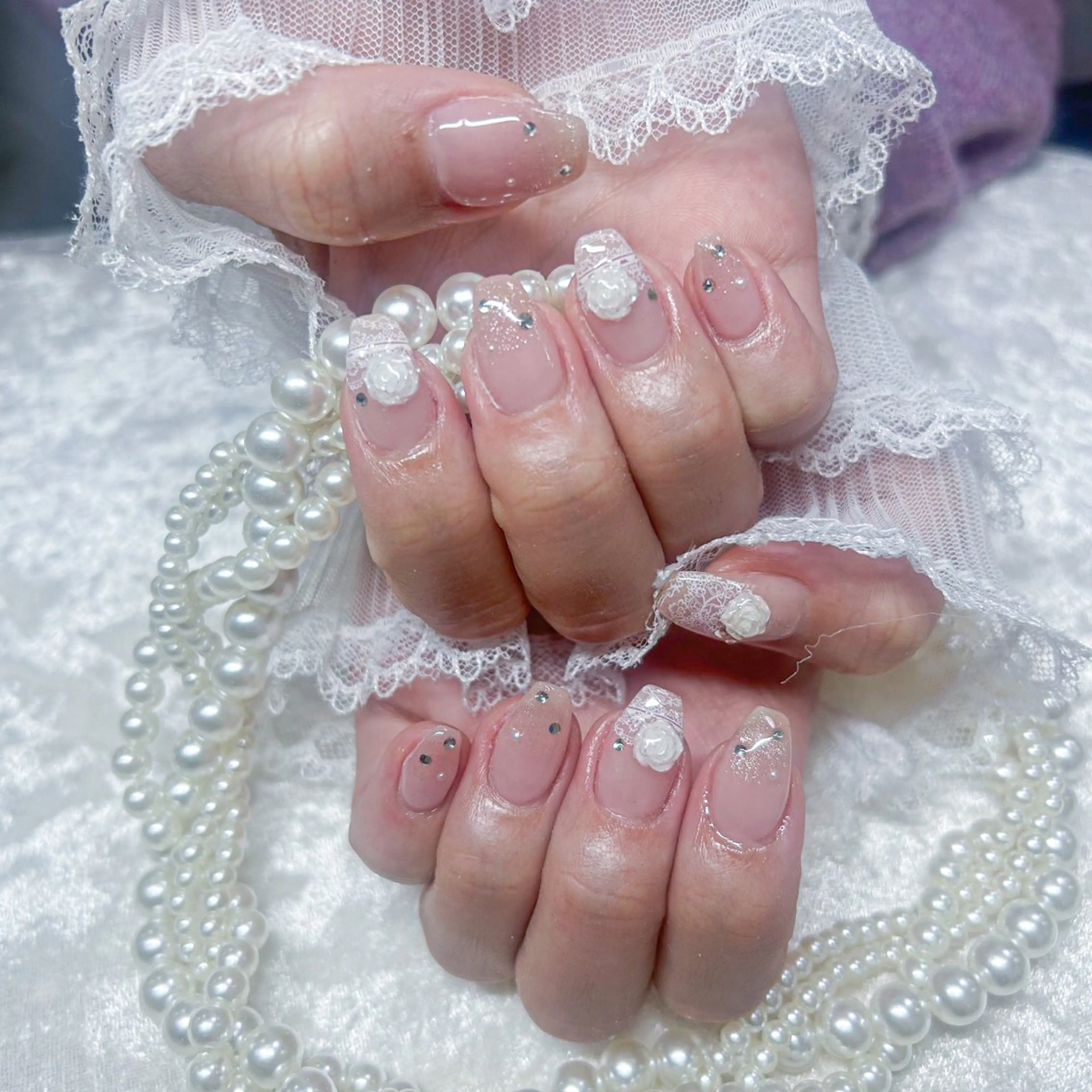 🎀リピーター様限定アート・パーツやり放題🎀90分ネイル🟠オフ代無料。オフ＋30分。ハンドorフットの写真