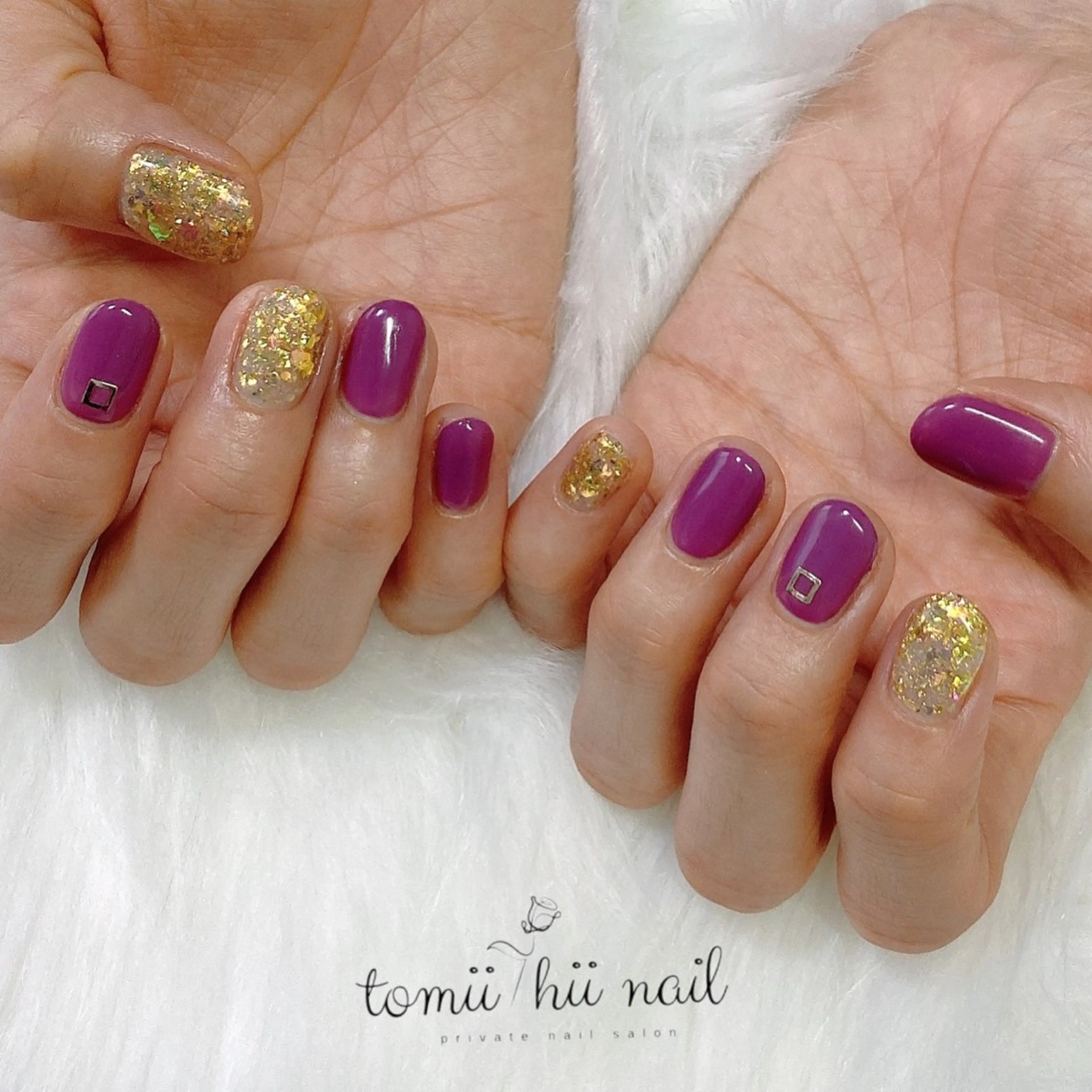 ネイル ラメ(グリッター) ワンカラーネイル tomii-hii -nailのその他イメージ