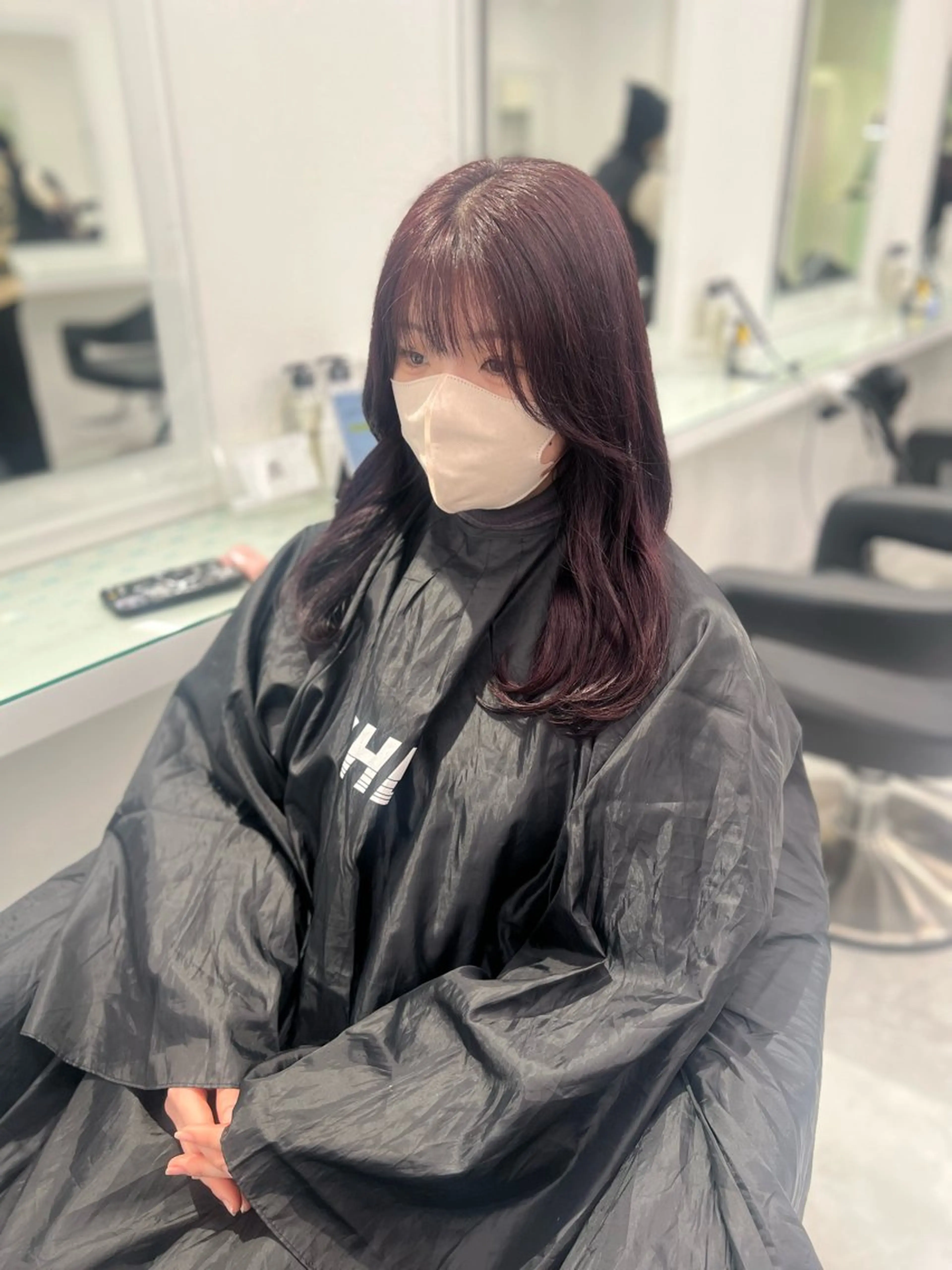 カラー ヘアカラー トリートメント ヘッドスパ ヘアセット ブリーチなし透明感 💗RYOTAのヘアスタイル