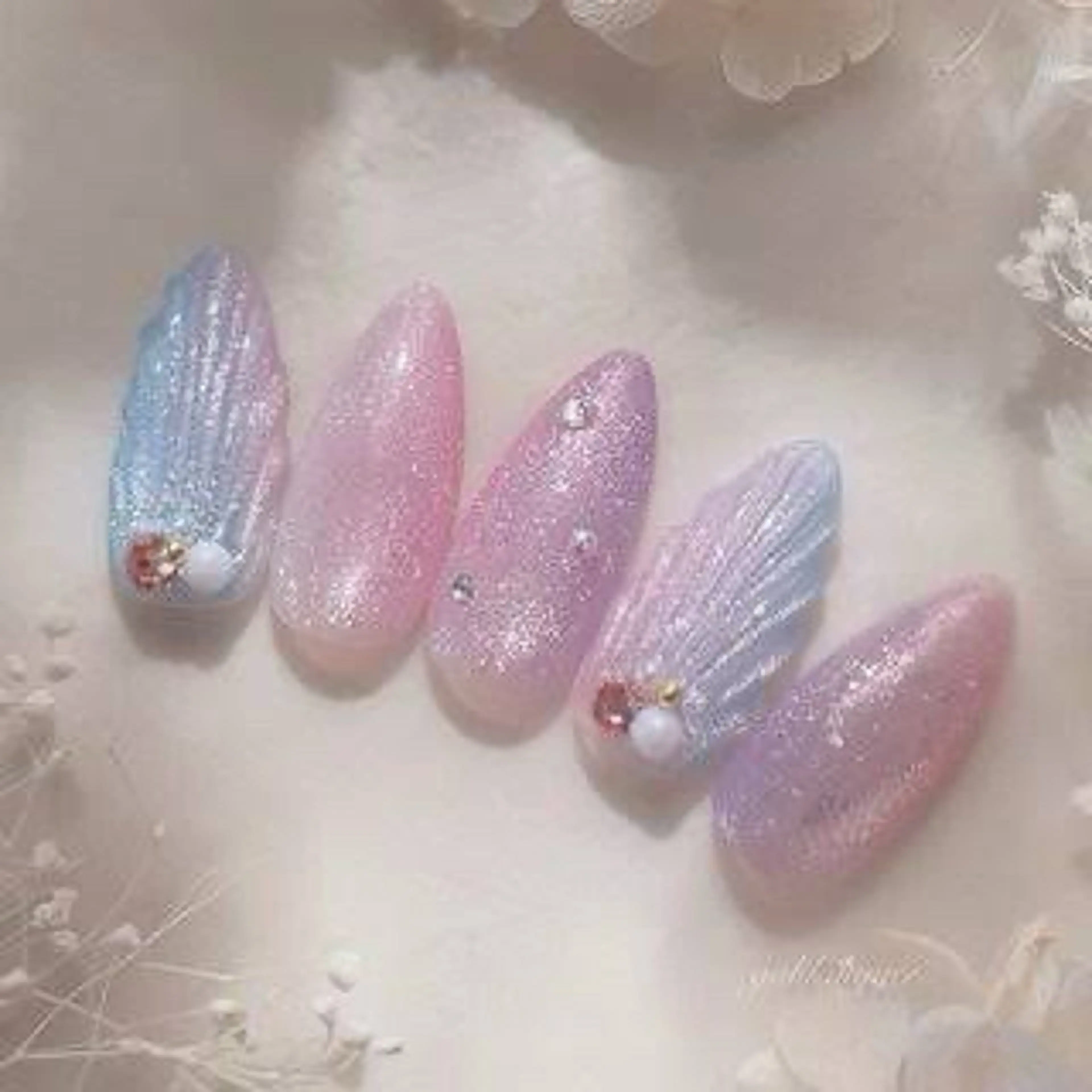 ネイル ハンドネイル 韓国ネイル 新大久保 💅Ayumiのネイルデザイン