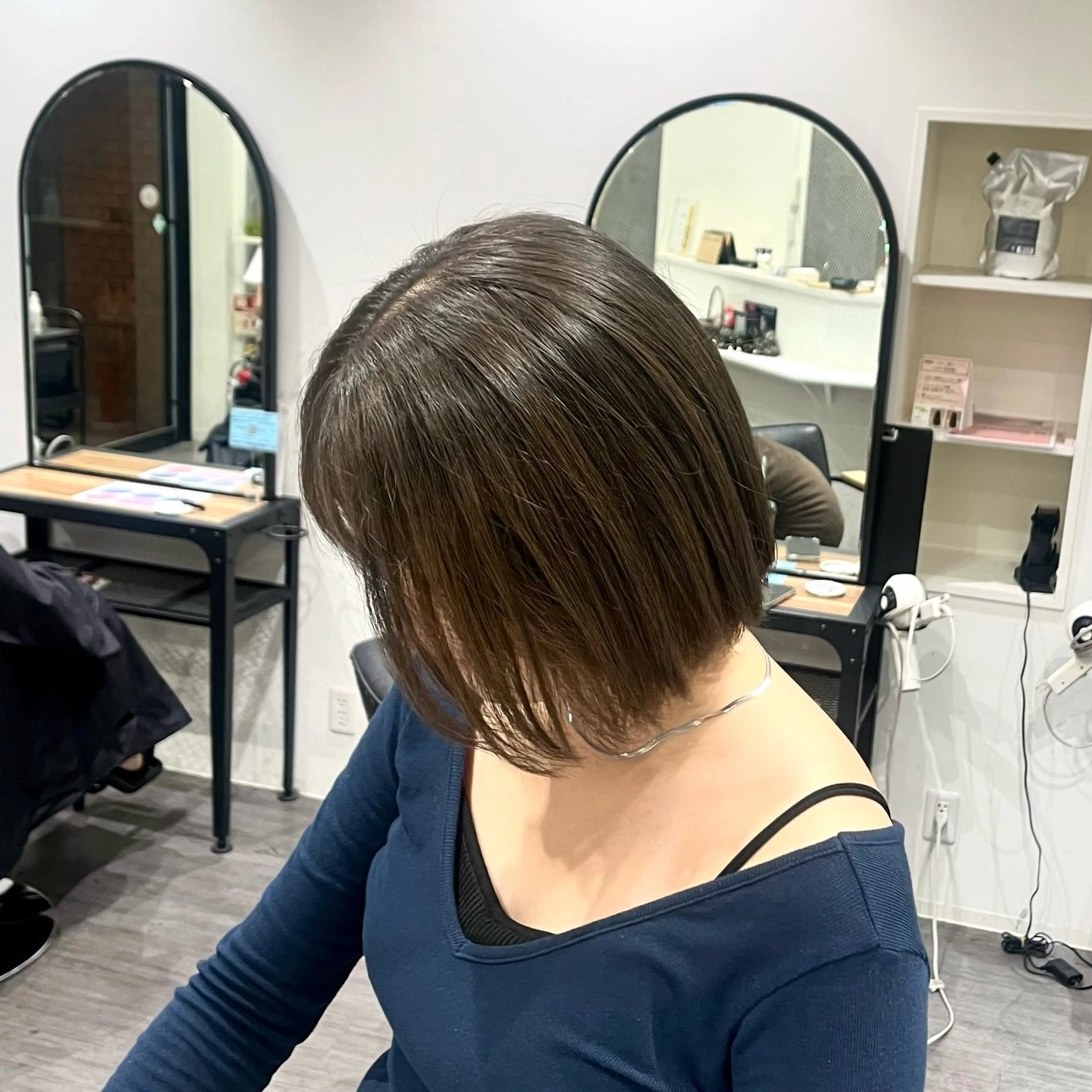 ミディアム カラー 透明感カラー グレージュ ヘアカラー cocotte🫧 絹村 琴美のヘアスタイル