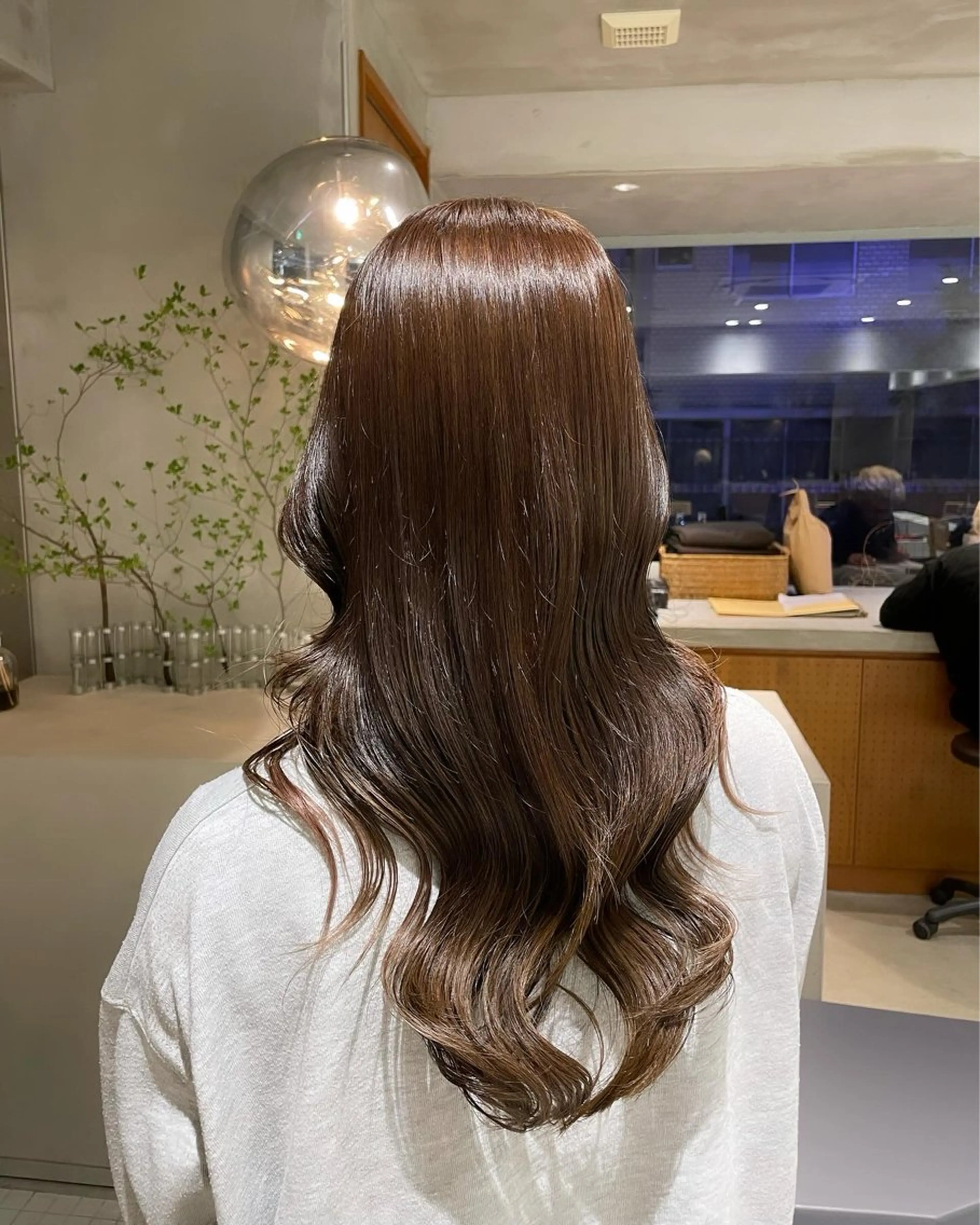 ロング カラー 頼金 愛海のヘアスタイル