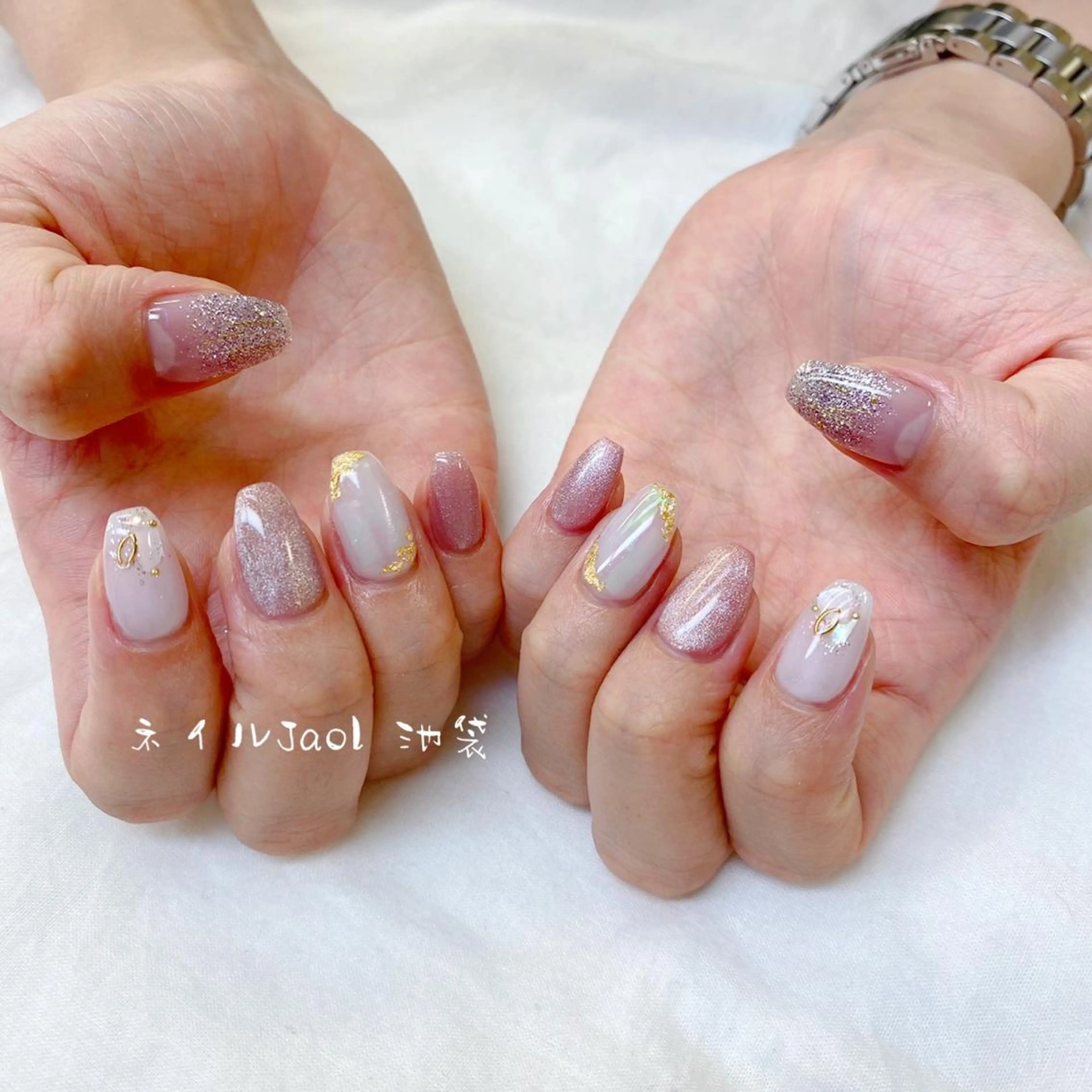 ミディアム nail jaol池袋店所属・ネイルJaol 池袋のネイルデザイン