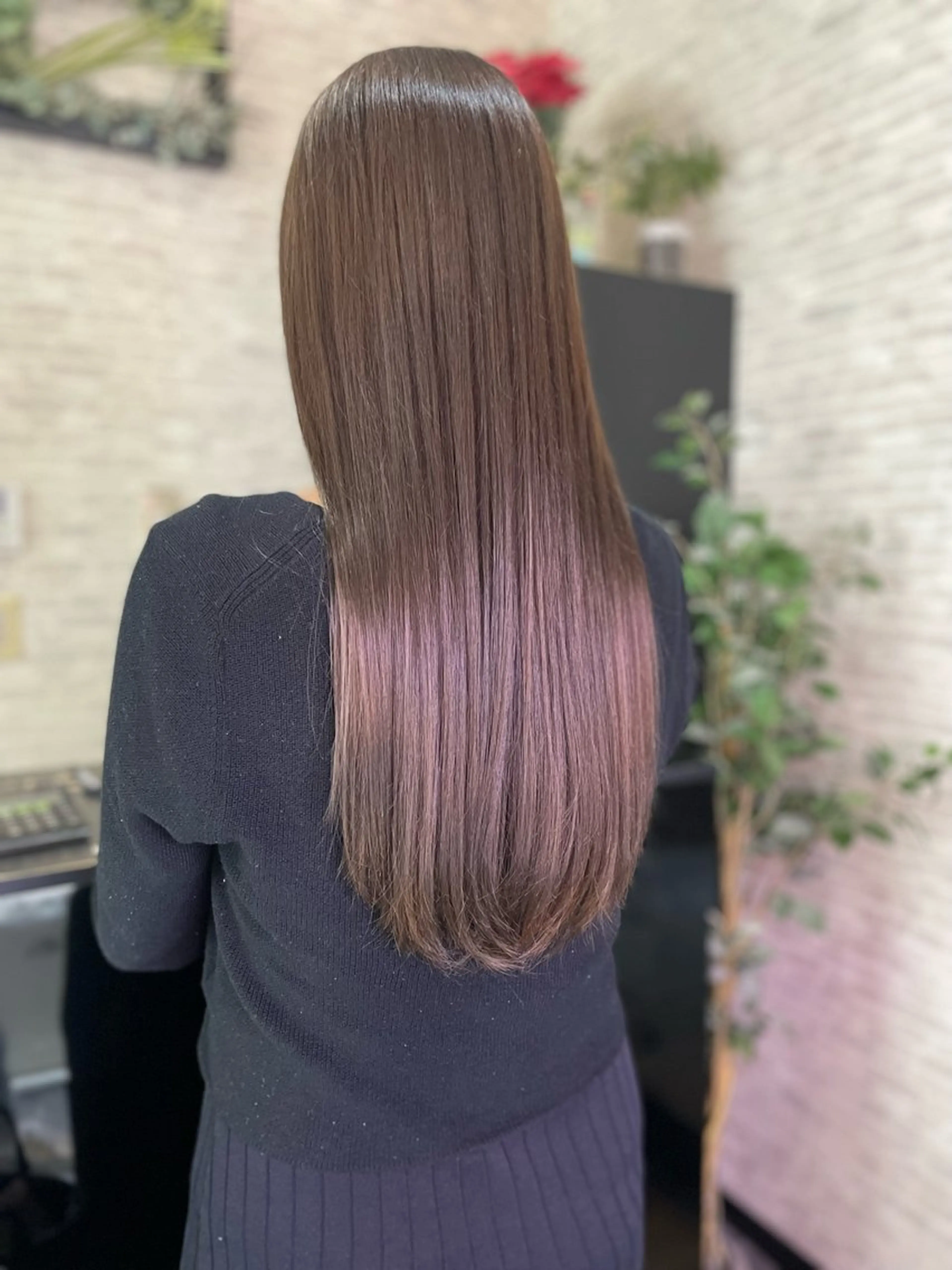 カット✂️＋艶カラー✨ （ブリーチなし）の写真