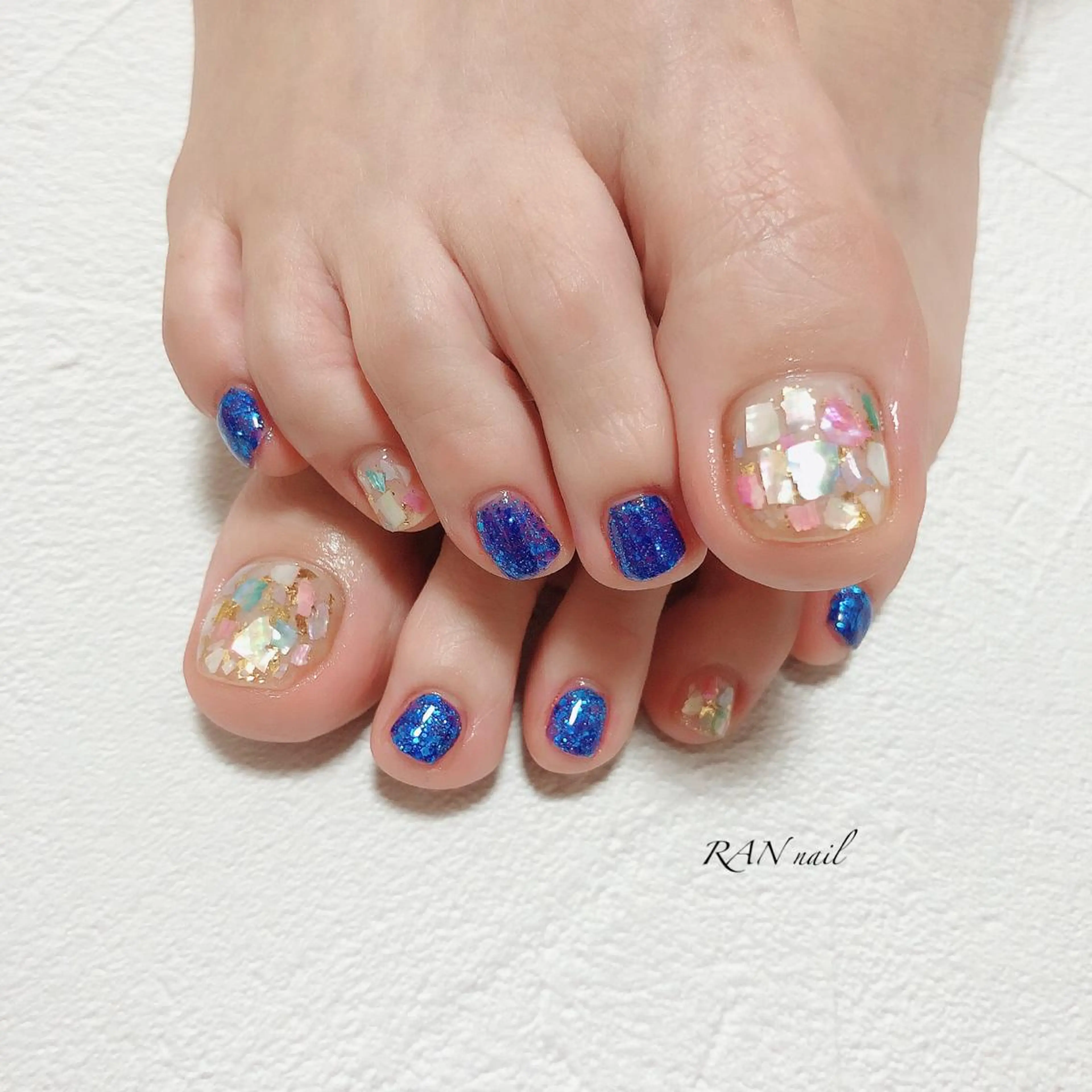 ネイル オフィスネイル 夏ネイル ブライダルネイル ハンドネイル フットネイル RAN nail 〜ランネイル〜所属・RAN nailのネイルデザイン