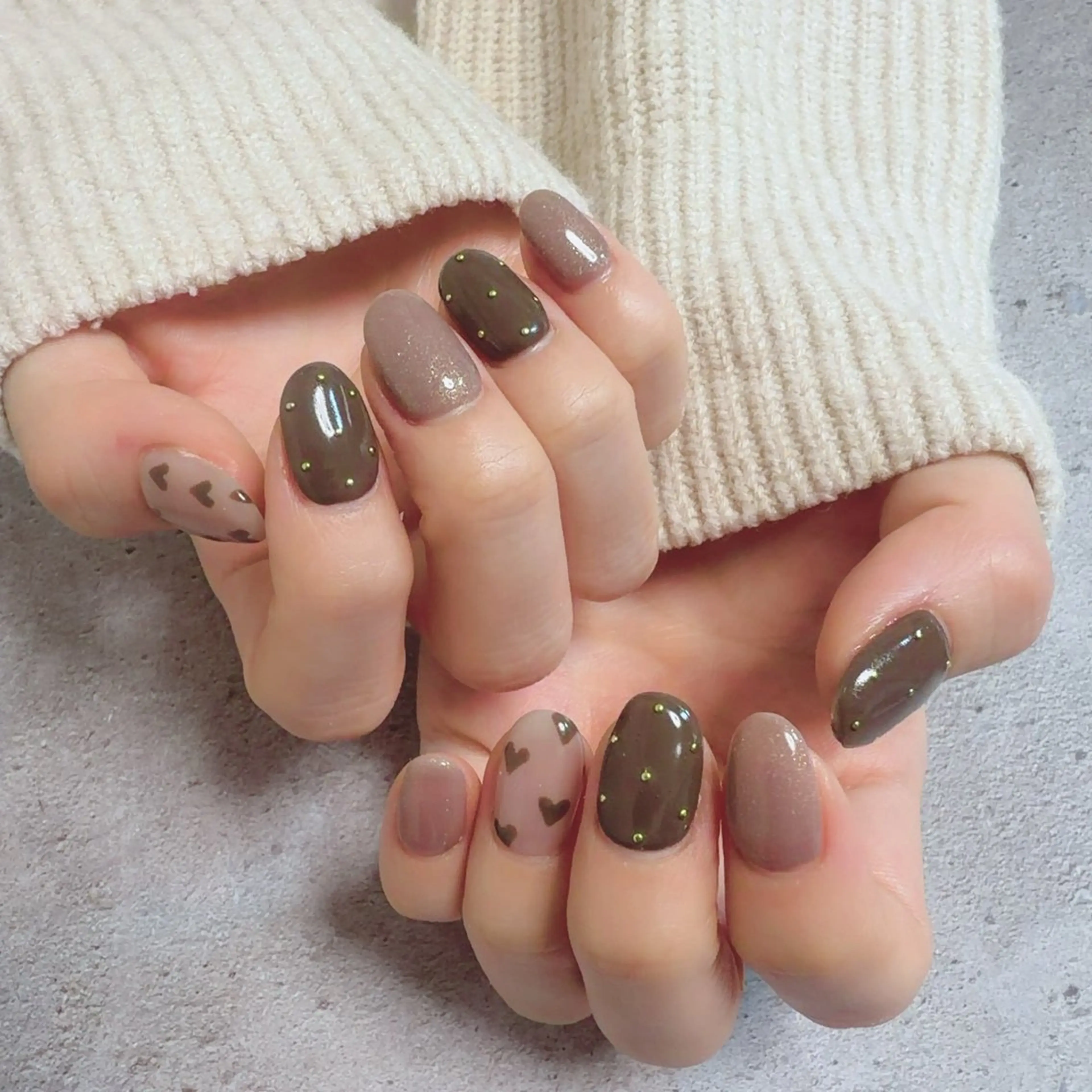 ネイル ハンドネイル 🤎Yun nail salon🤎のネイルデザイン