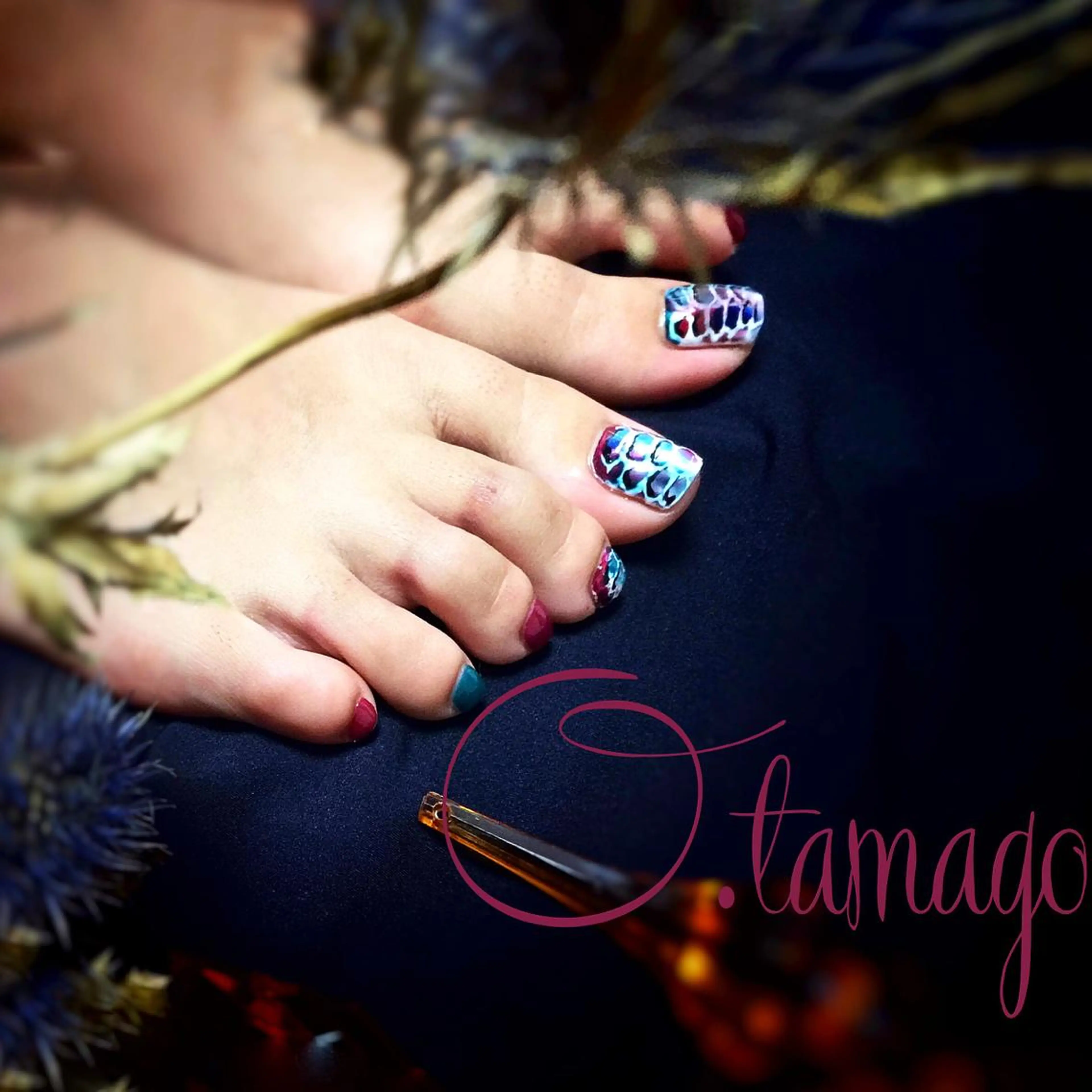 ネイル フットネイル ジェルネイル ARTスクールサロン お・タマゴのネイルデザイン