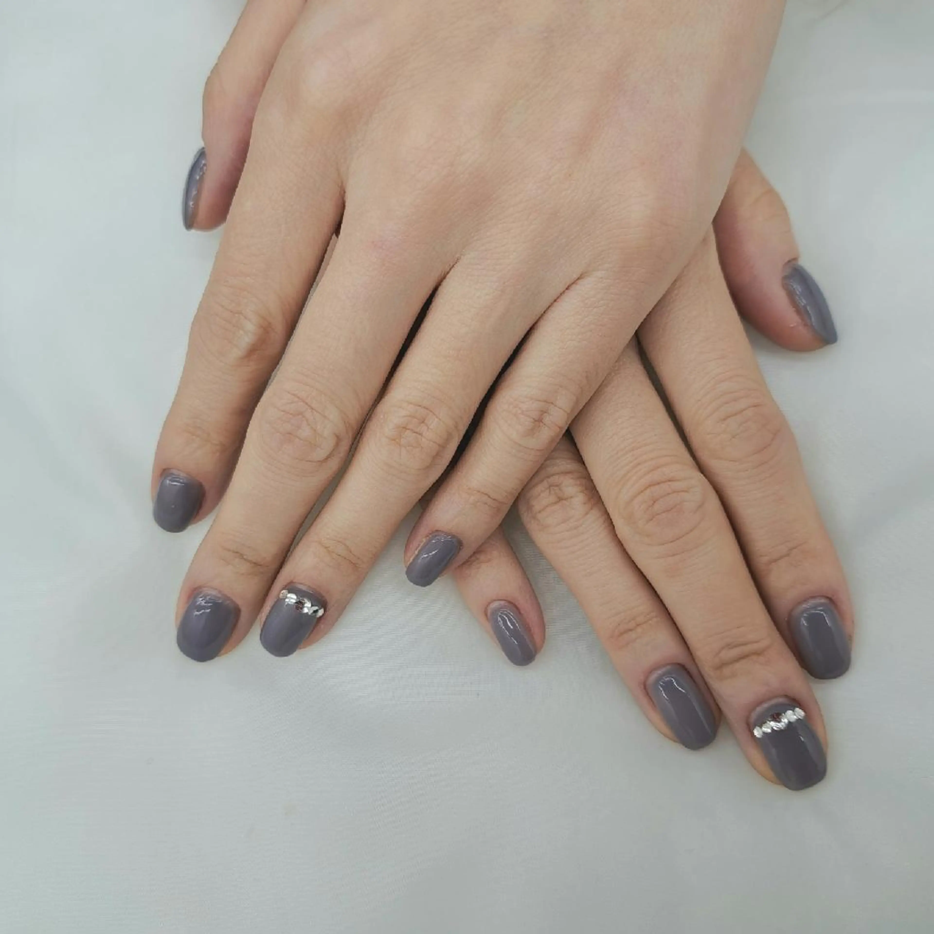 ネイル ストーンネイル ハンドネイル Bianca八王子 まえさだのネイルデザイン