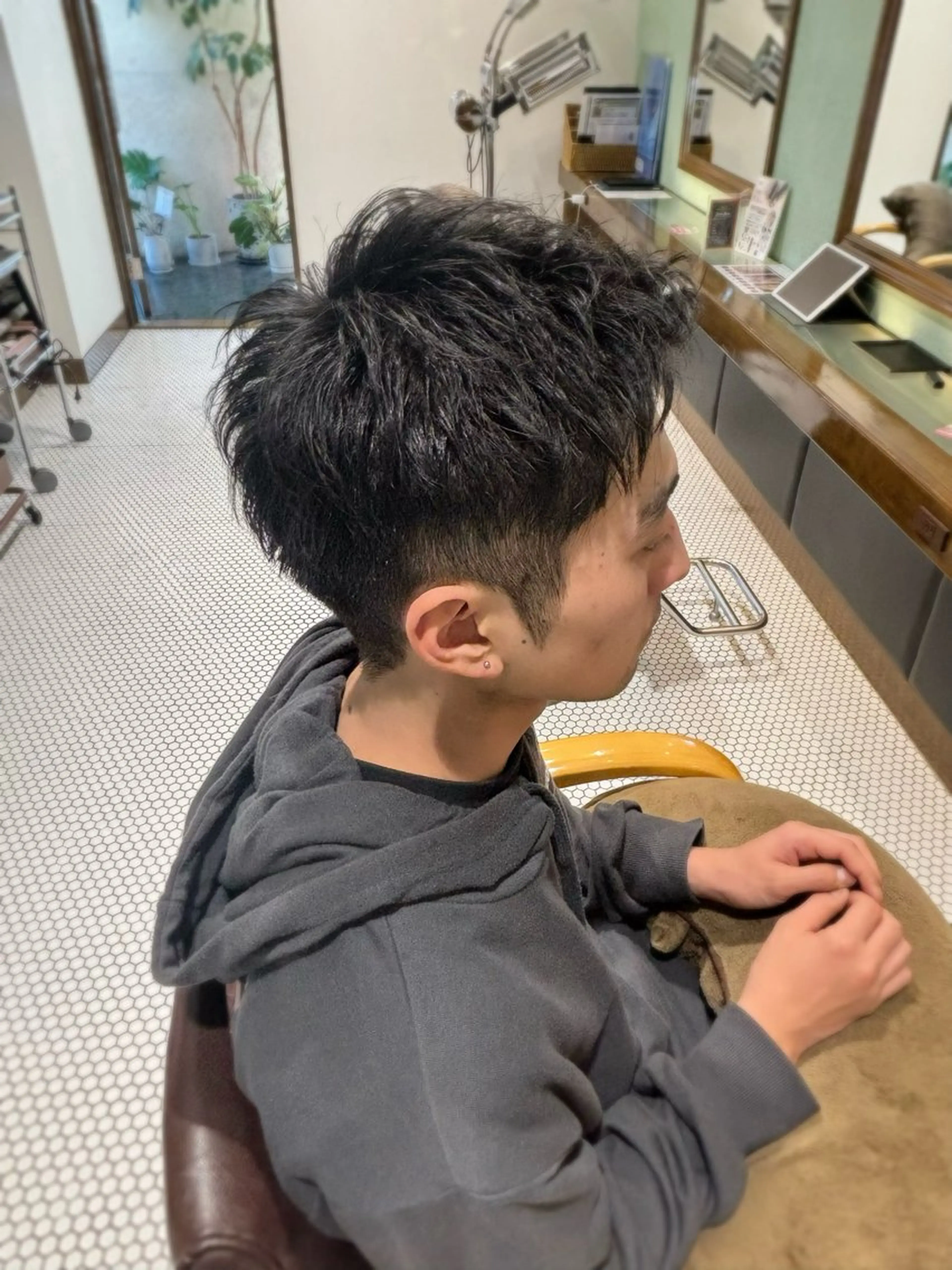 ショート メンズ レイヤーカット/艶髪 /パーマaikoのヘアスタイル