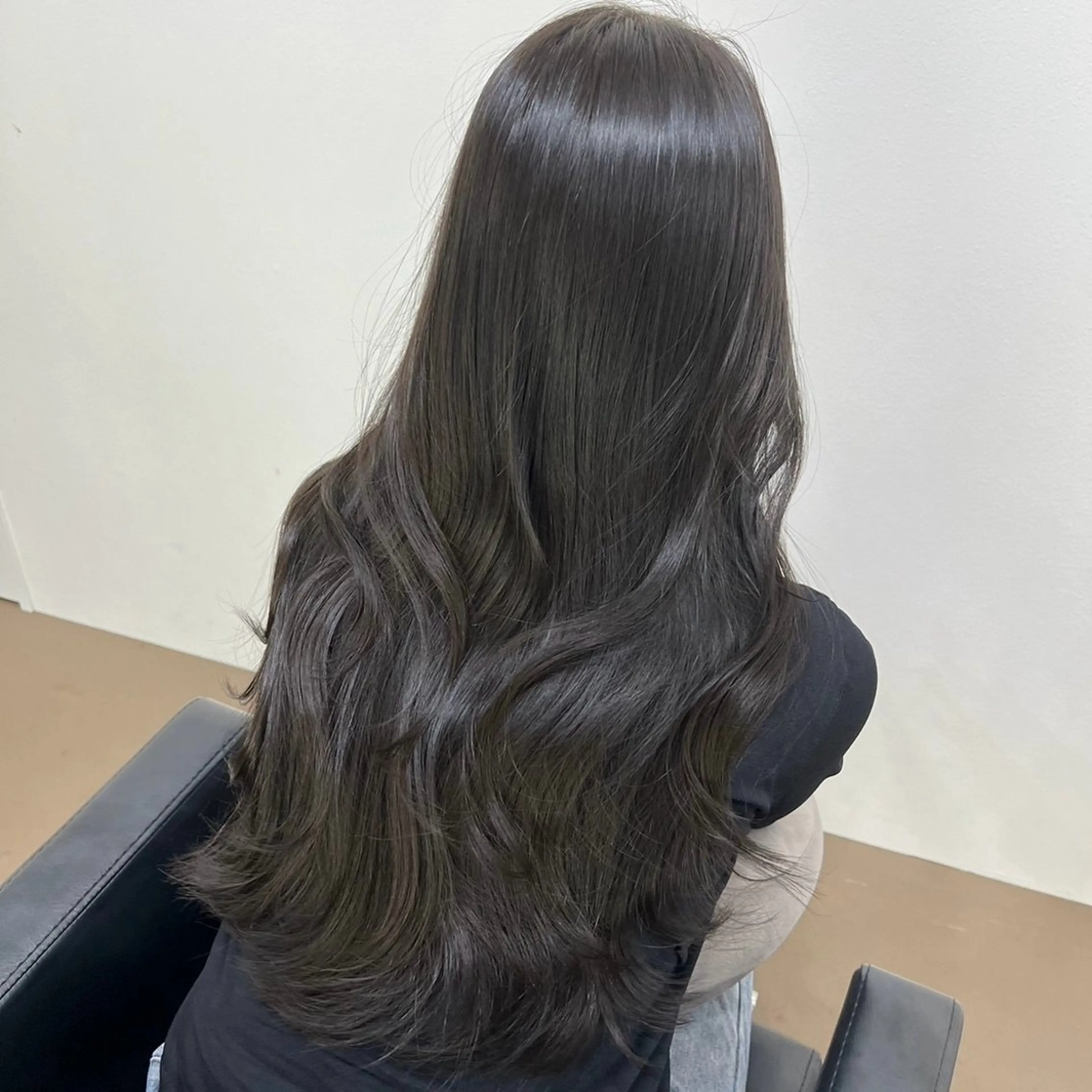 ロング 韓国風ヘア ヘアカラー 涼星/心斎橋/ モデル募集中👑のヘアスタイル