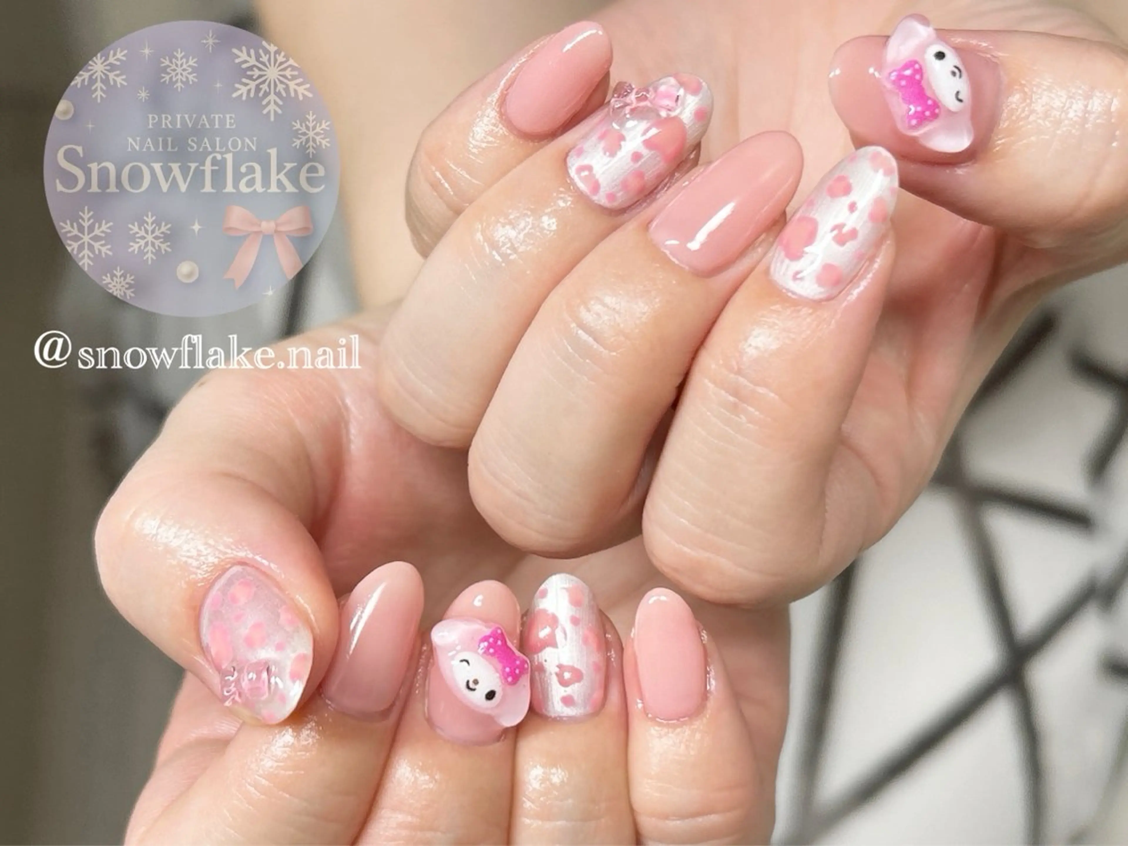 ネイル Snow flake 🫧YUKIのネイルデザイン