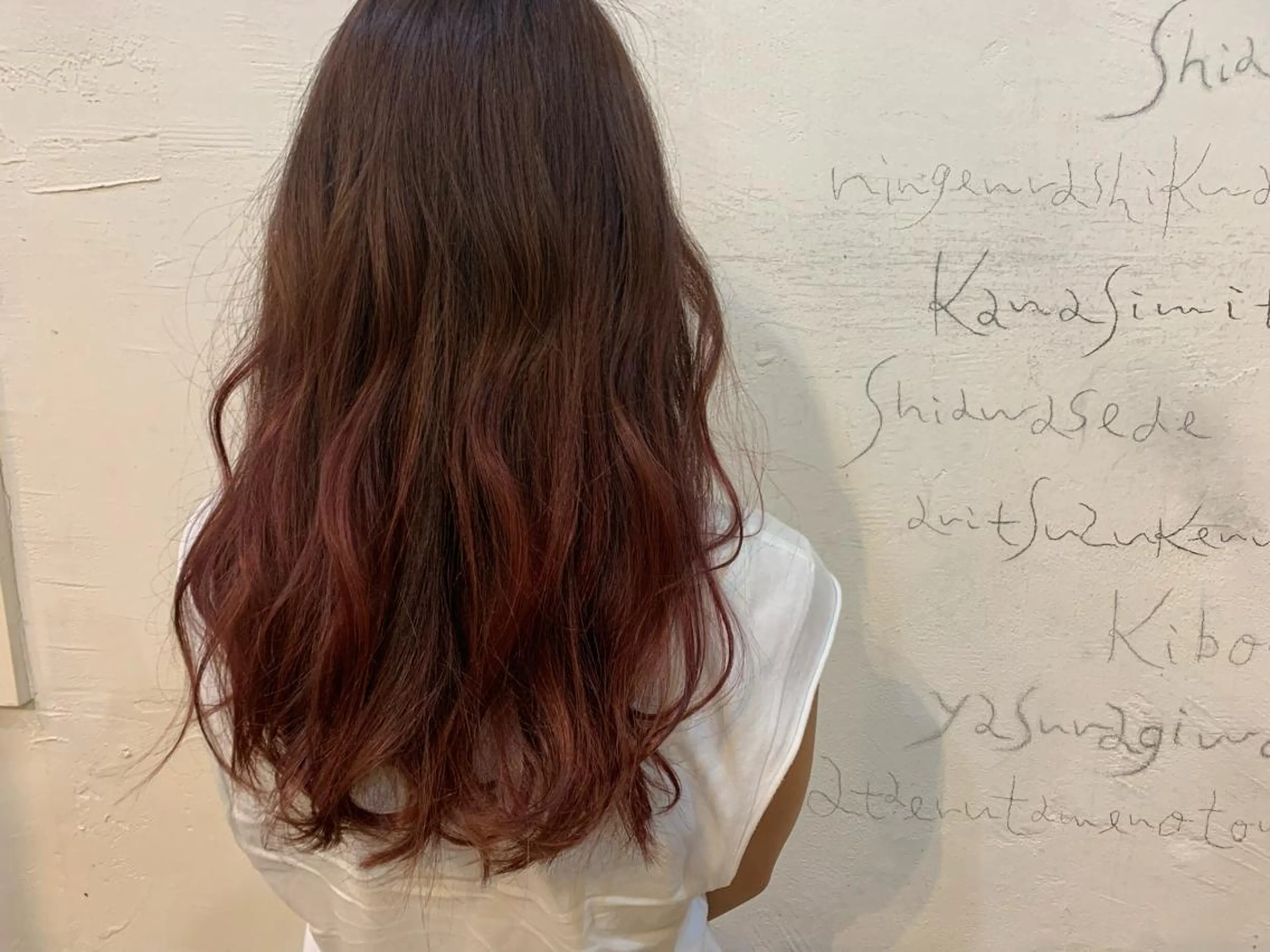 ロング カラー HairMake bo:rl所属・武島 美優のヘアスタイル