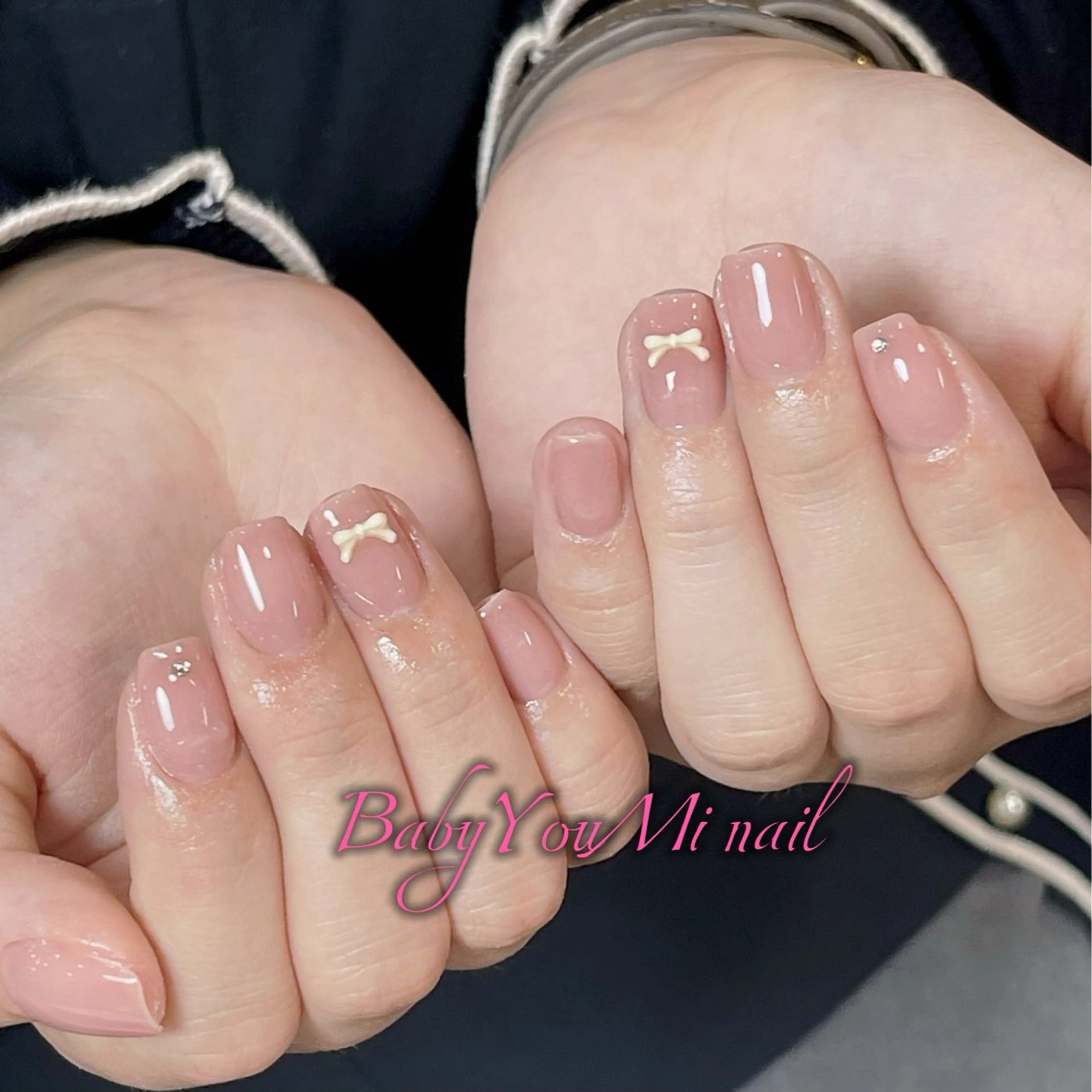 ネイル オーロラネイル フラワーネイル フットネイル フレンチネイル ジェルネイル ハンドネイル BabyYouMi ねねのネイルデザイン