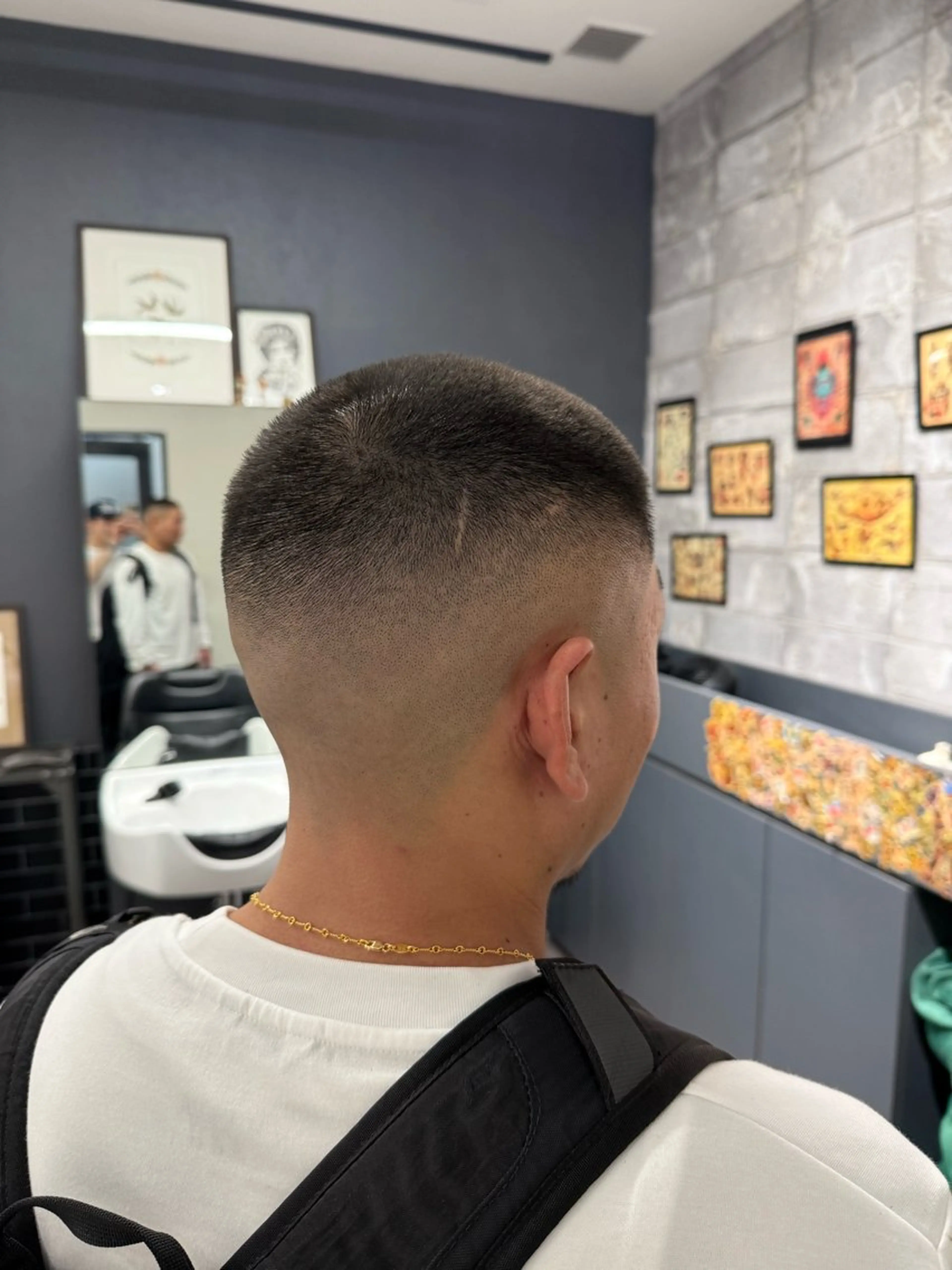 メンズ Frank's  barber LIBERALD所属・トミヤマ シュウトのヘアスタイル