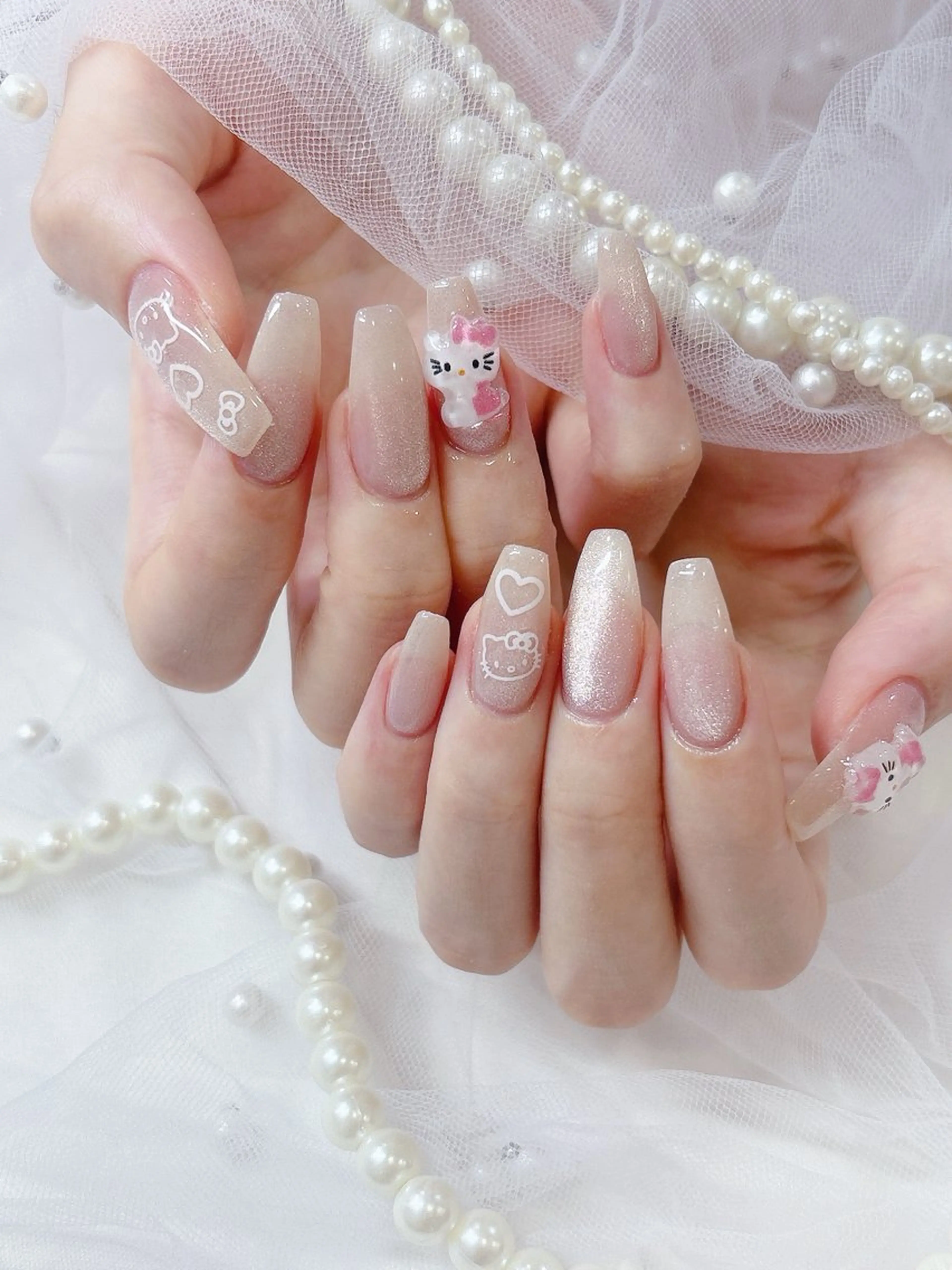 メンズ ネイル マグネットネイル Nao 🎀💕のネイルデザイン