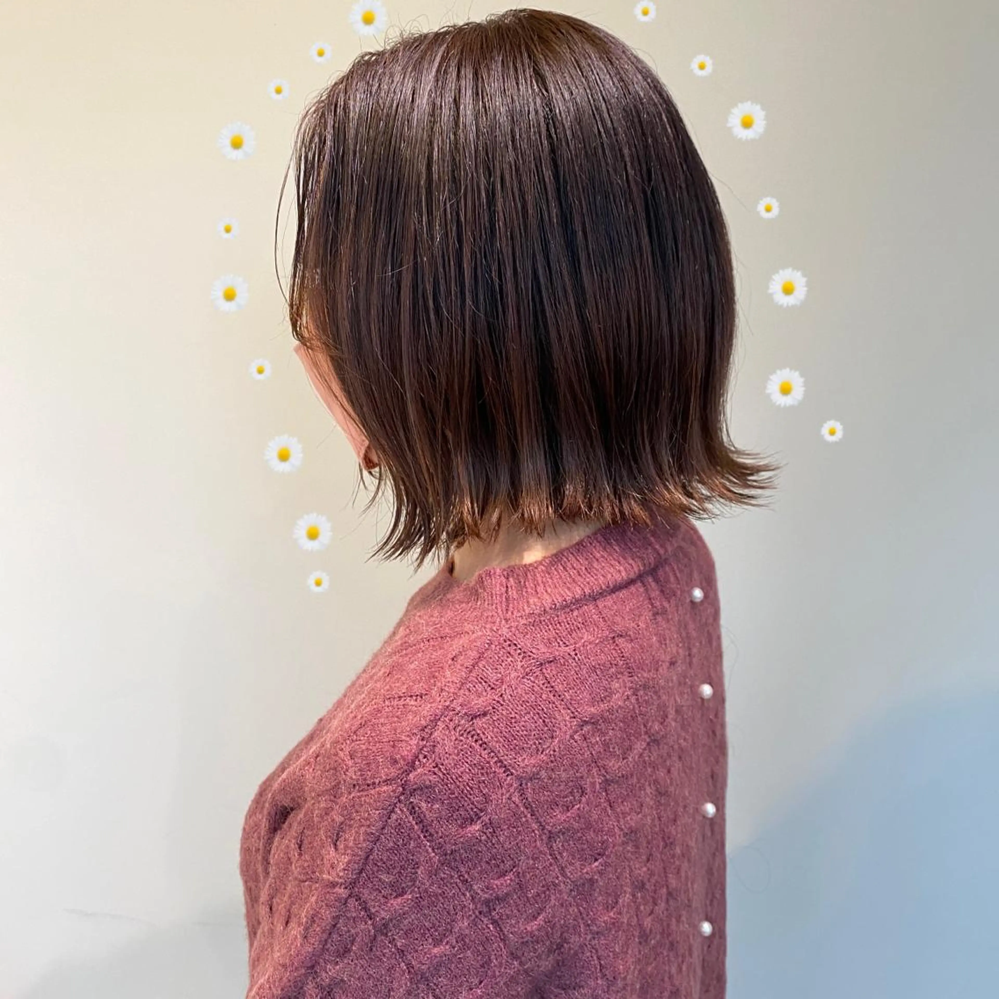 ミディアム カット トリートメント 酸性縮毛矯正/ ホッタケイシのヘアスタイル