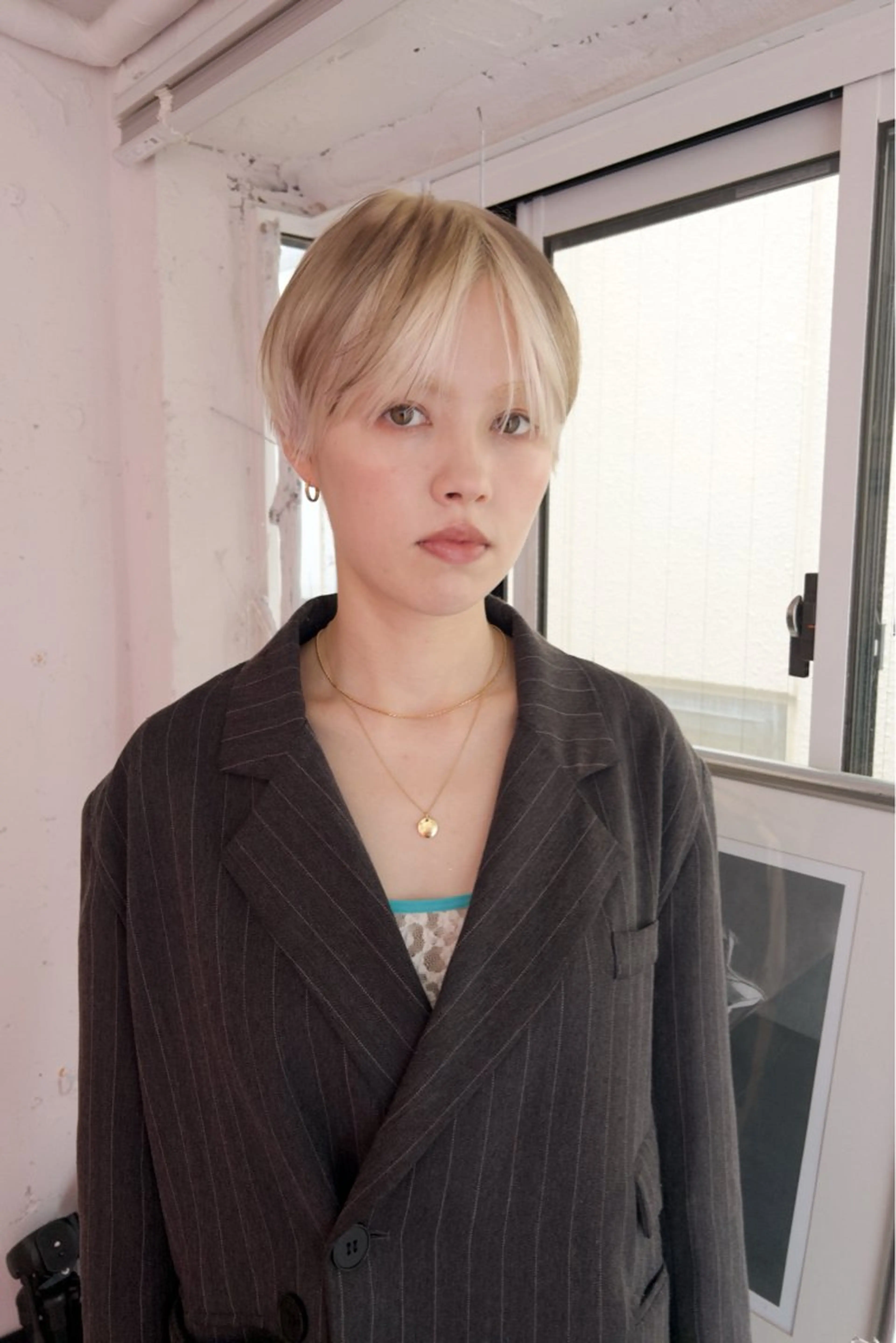 ショート ヘアカラー yiye   神宮前所属・manami /暖色 /カットモデル募集のヘアスタイル