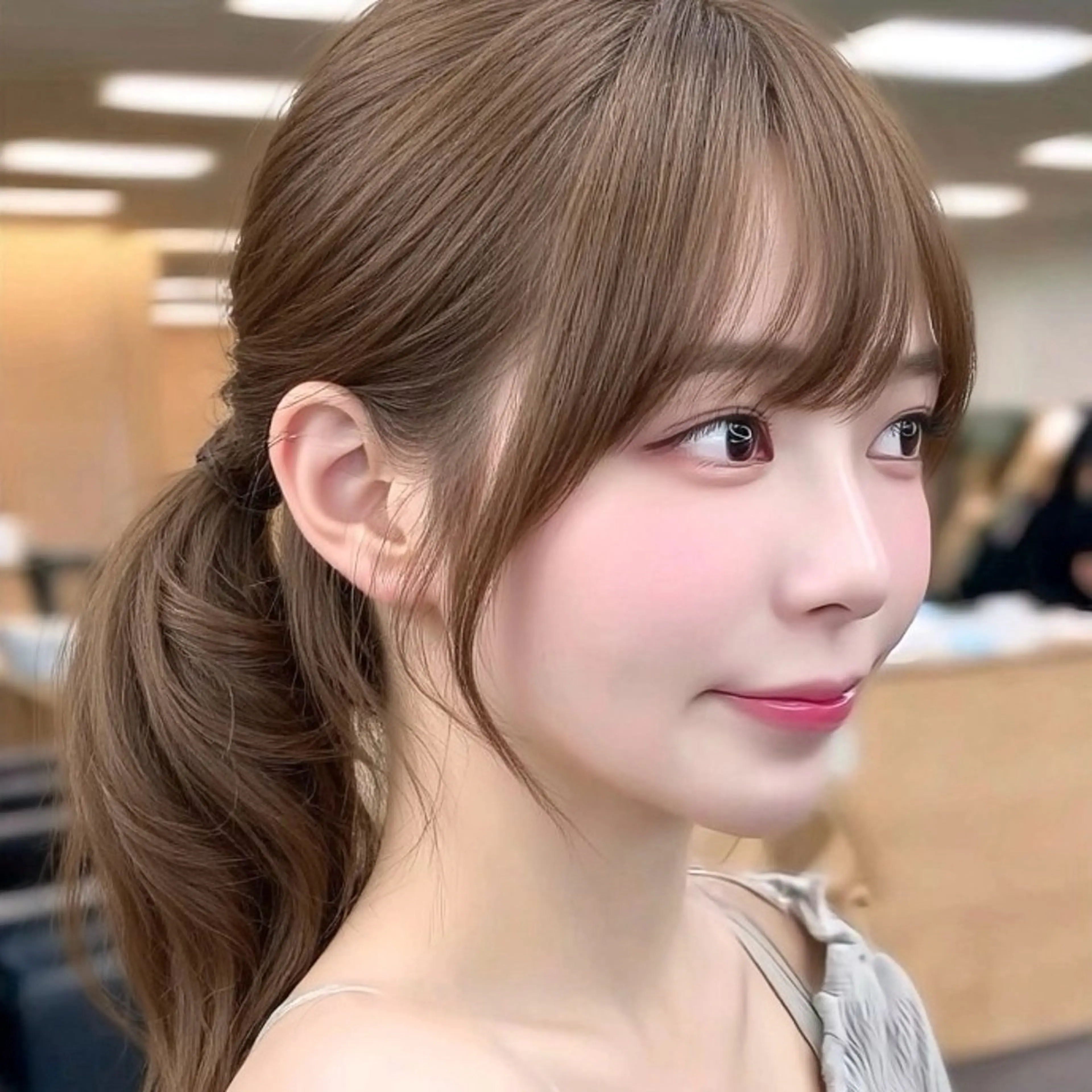 ロング カラー ブリーチ 透明感カラー ハイトーンカラー インナーカラー くびれヘア カット ヘアカラー トリートメント 顔周り指名NO.1 🤍似合わせ／Maoのヘアスタイル