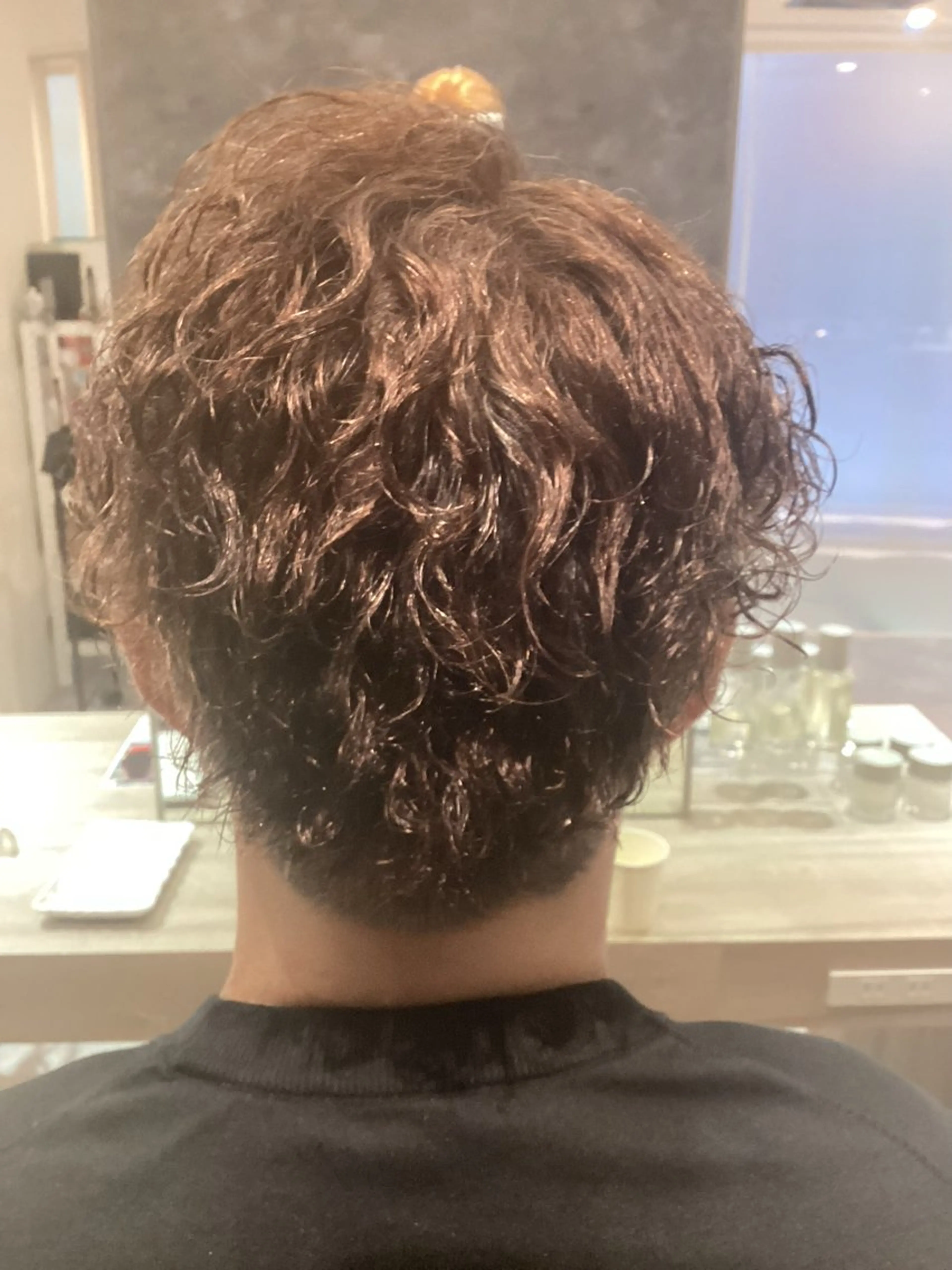 パーマ メンズ パーマ 五ノ井 一世のヘアスタイル