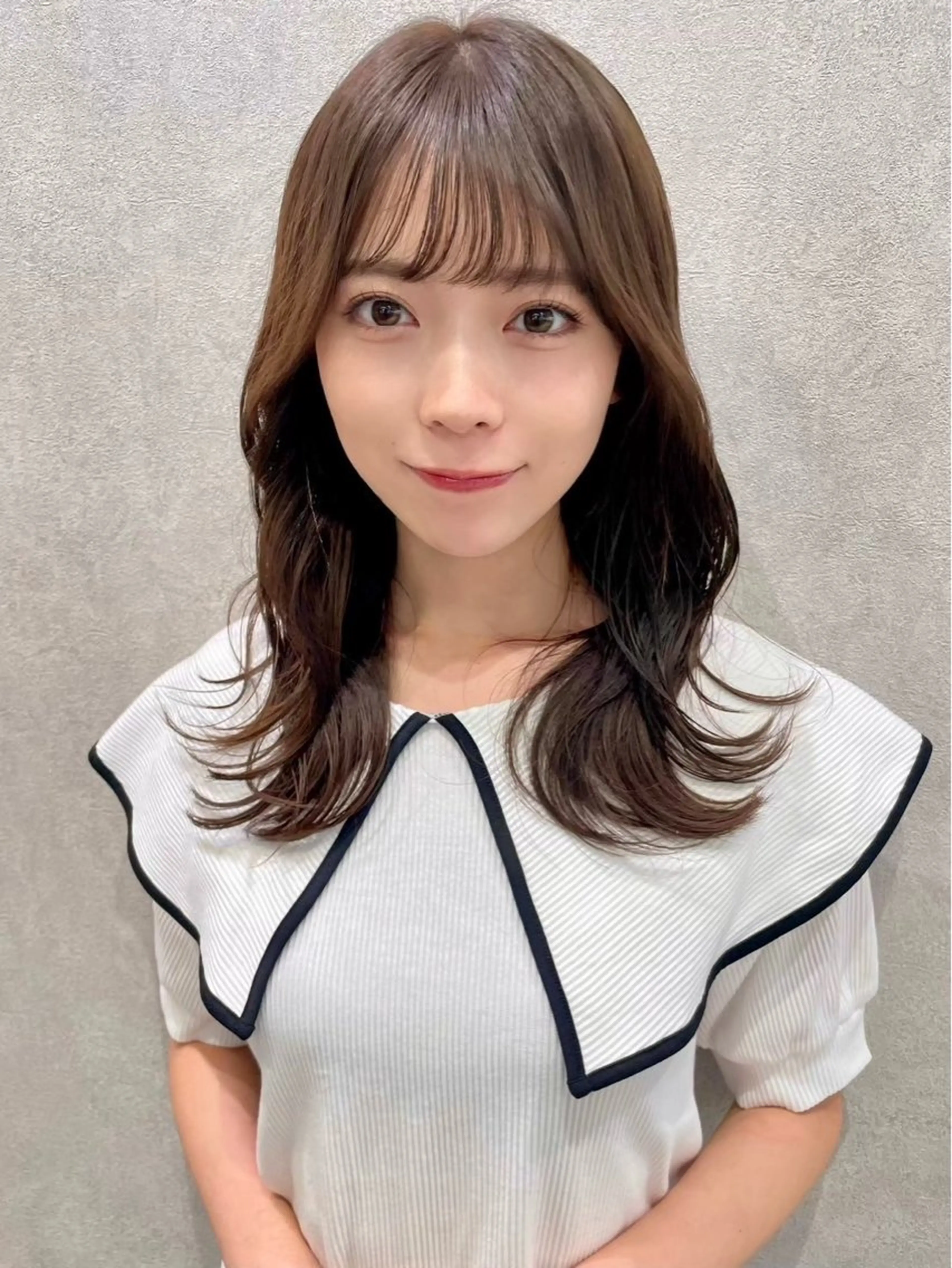 セミロング カラー ✨艶髪✨ 可西 凜々子のヘアスタイル