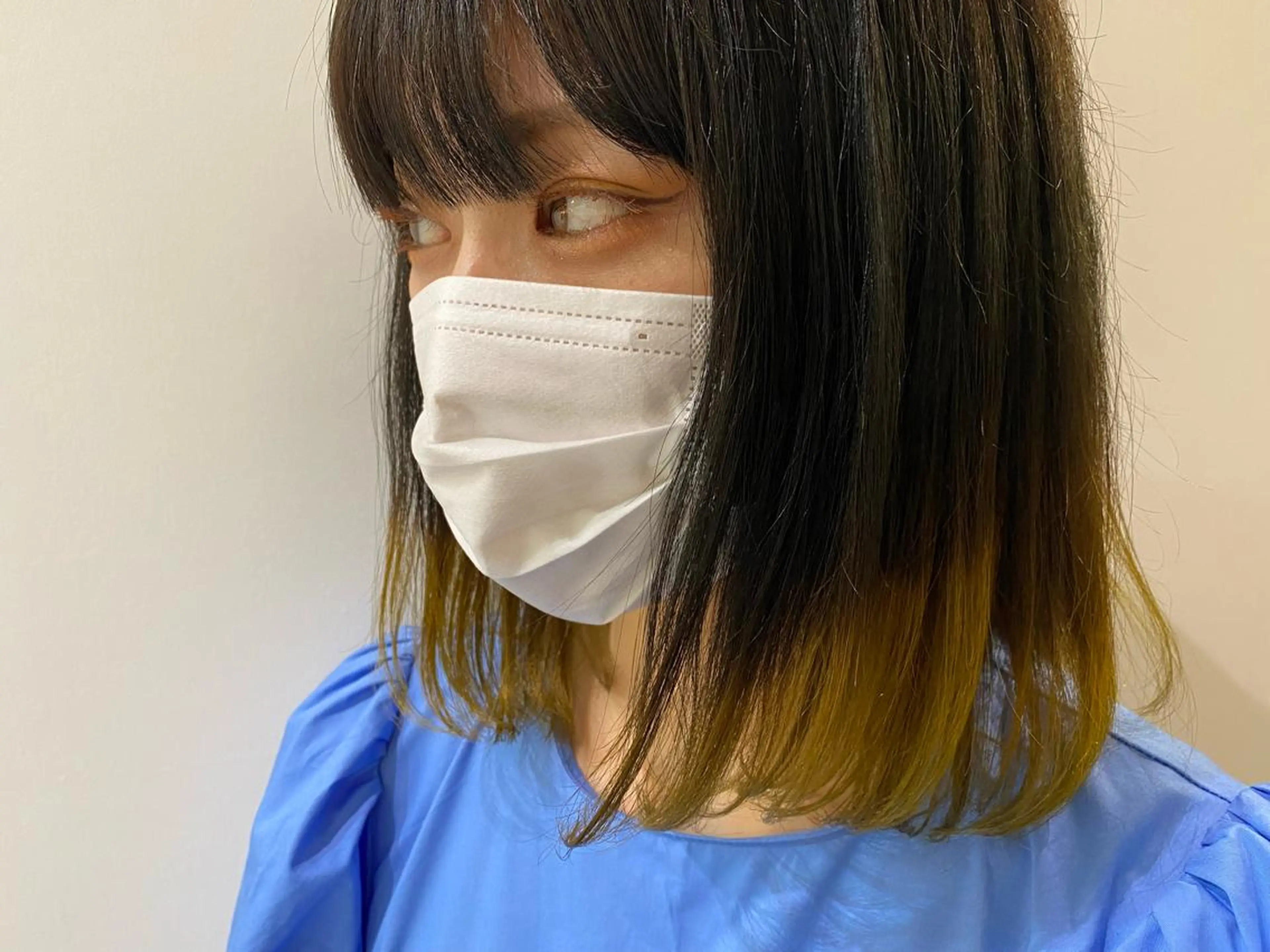 ミディアム カラー ブリーチ デザインカラー ダブルカラー カット ヘアカラー トリートメント CARICIA🌱 masaeのヘアスタイル